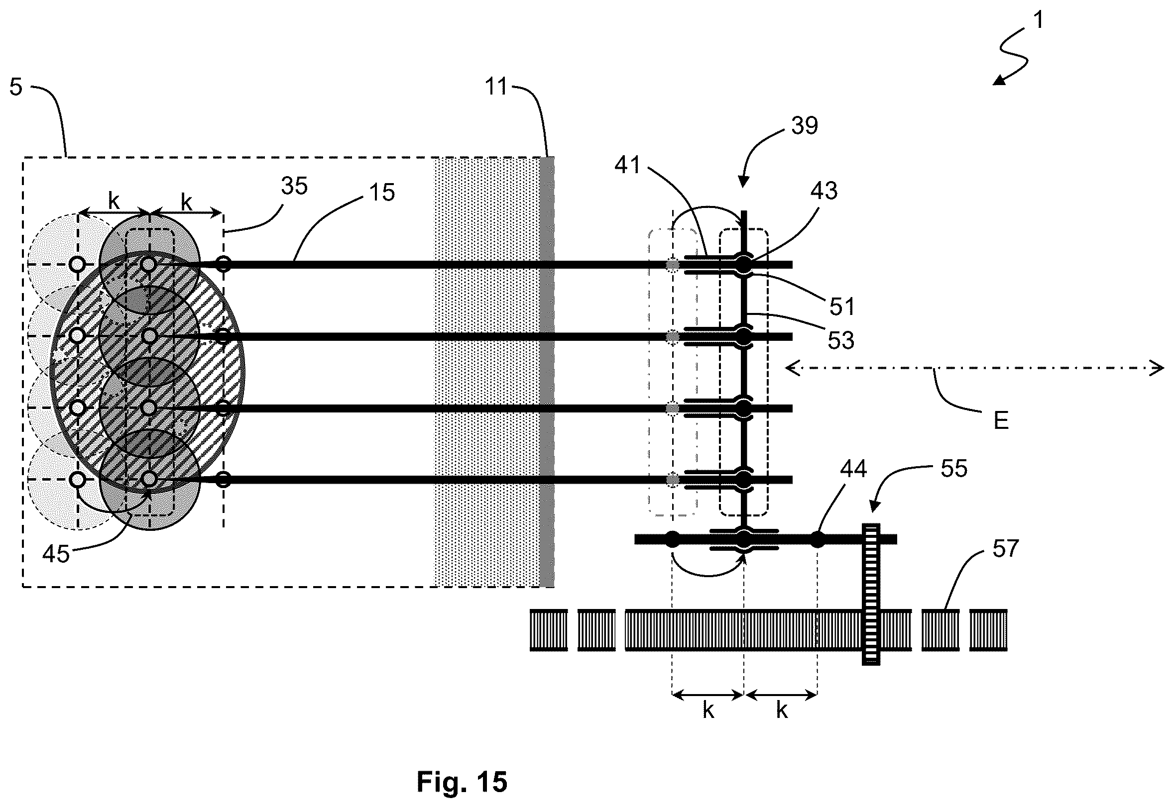 Patent US12576283 Figure 15 – System for performing transcutaneous photodynamic therapy (PDT) in an organ or organ segment of an organic body