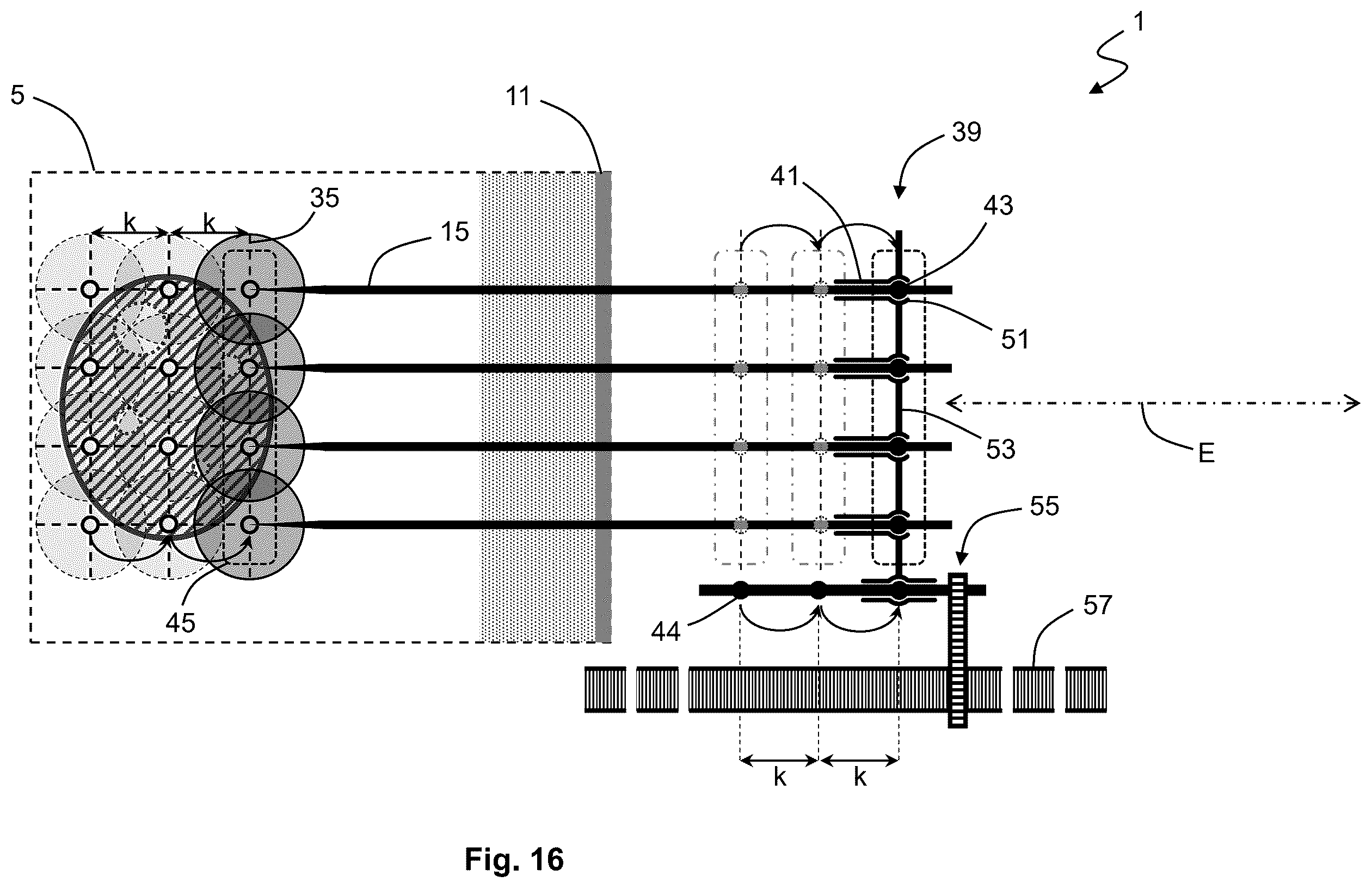 Patent US12576283 Figure 16 – System for performing transcutaneous photodynamic therapy (PDT) in an organ or organ segment of an organic body