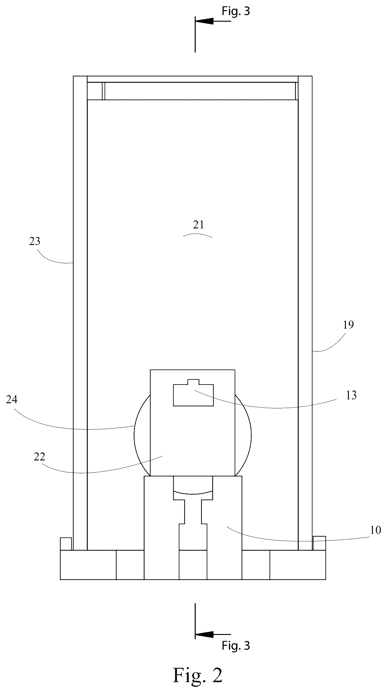 Patent US12576285 Figure 2 – System of filmless real-time quality assurance for beam alignment for radiosurgery systems