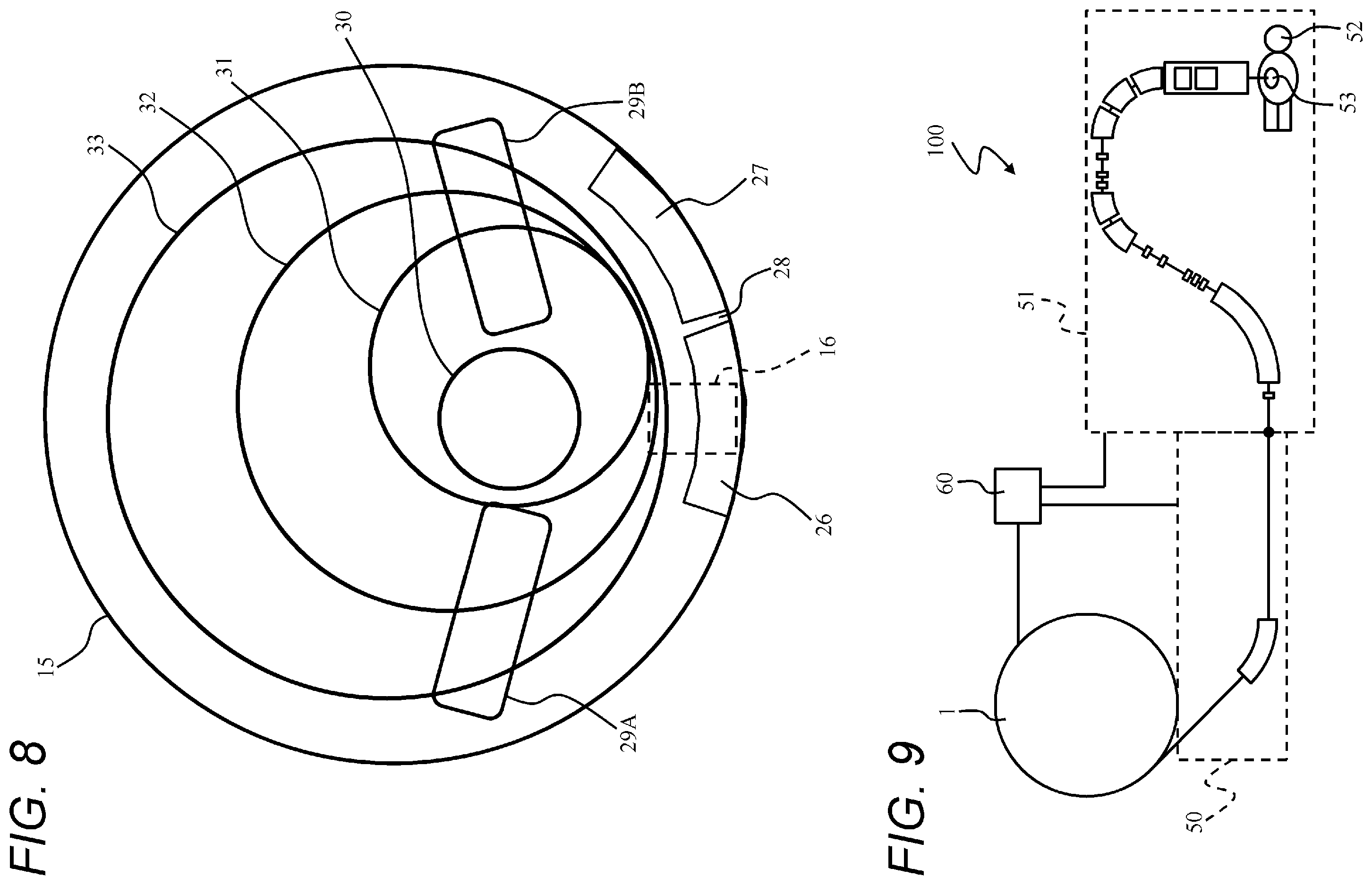 Patent US12576287 Figure 7 – Circular accelerator and particle beam treatment system
