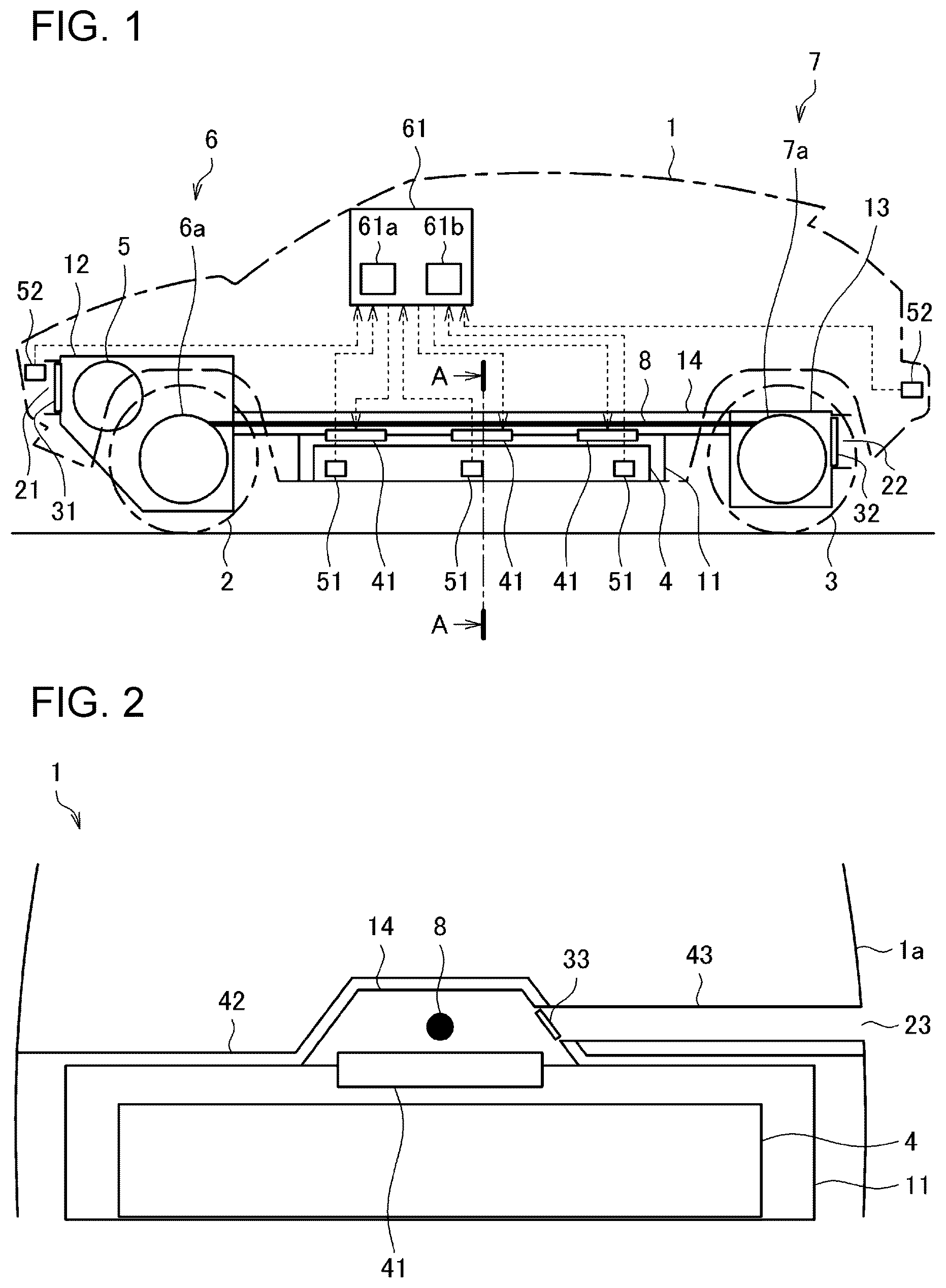 Patent US12576293 Figure 1 – Vehicle
