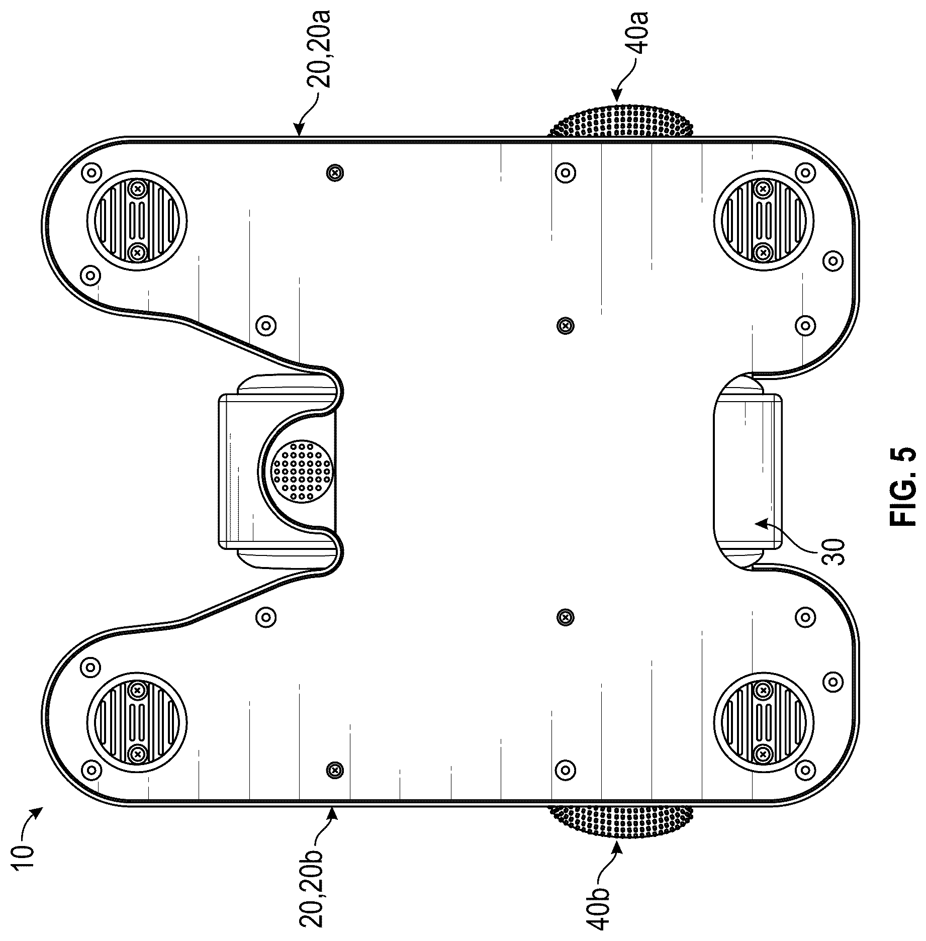 Patent US12576299 Figure 5 – Exercise and therapy device