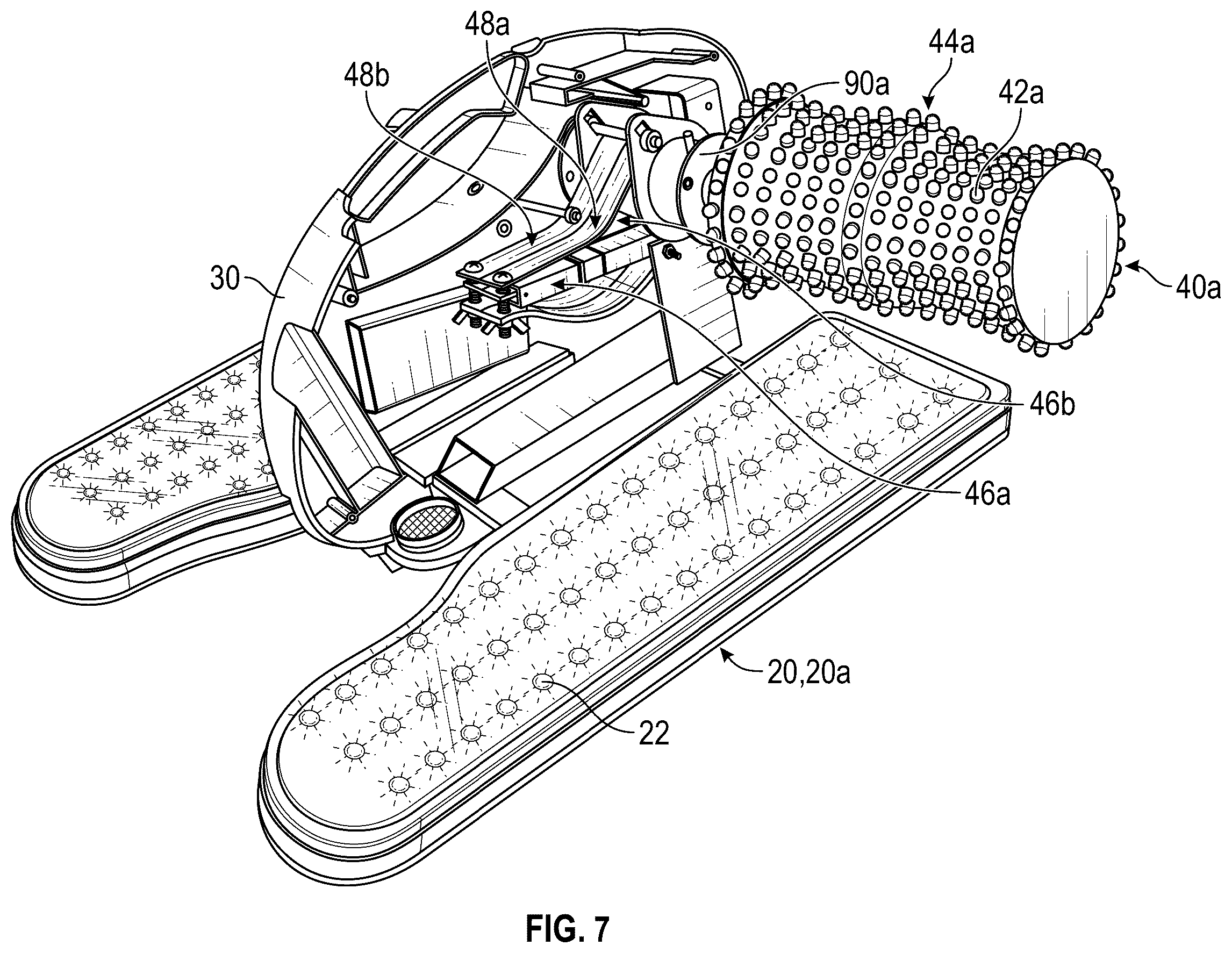 Patent US12576299 Figure 7 – Exercise and therapy device