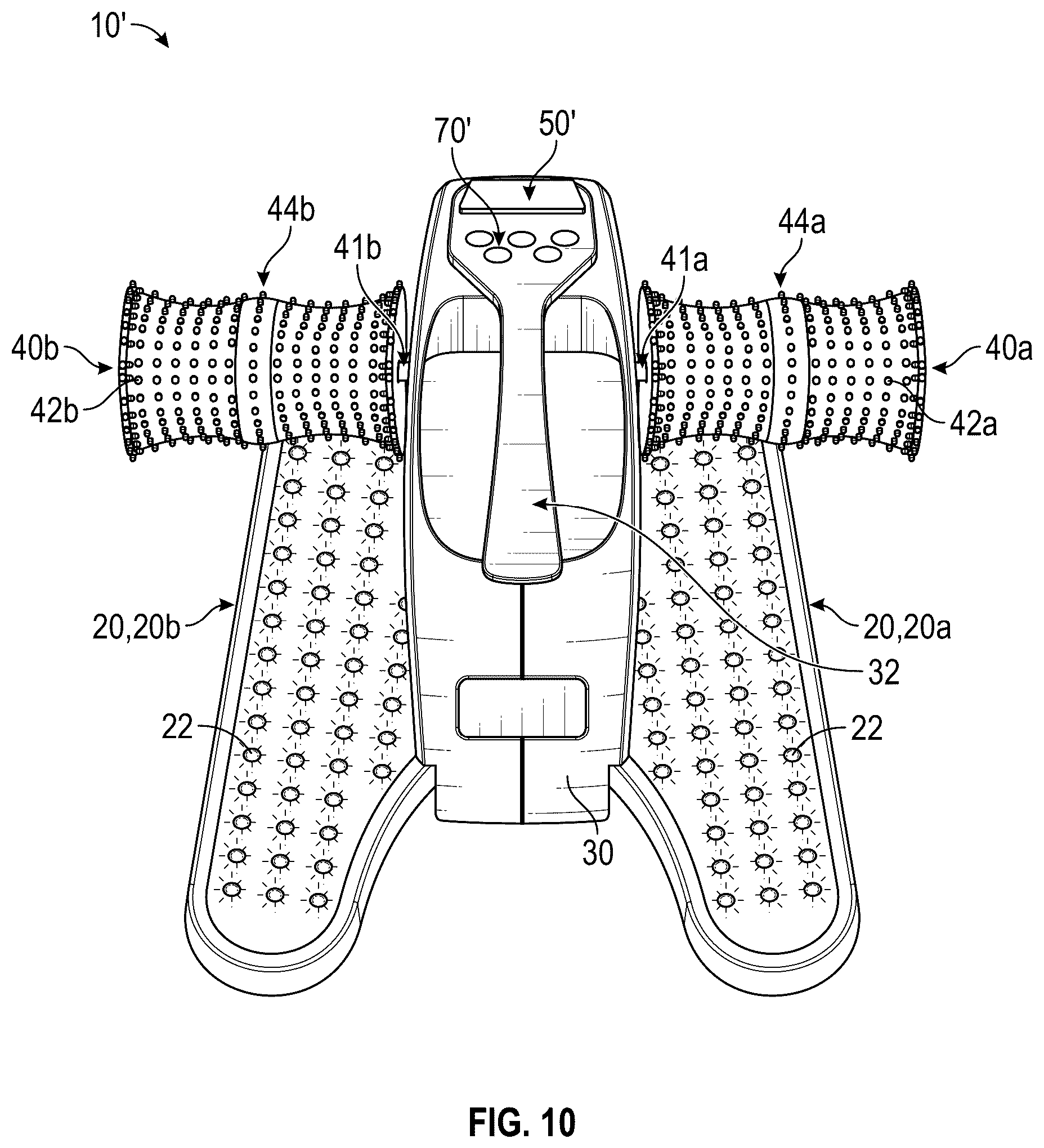 Patent US12576299 Figure 10 – Exercise and therapy device