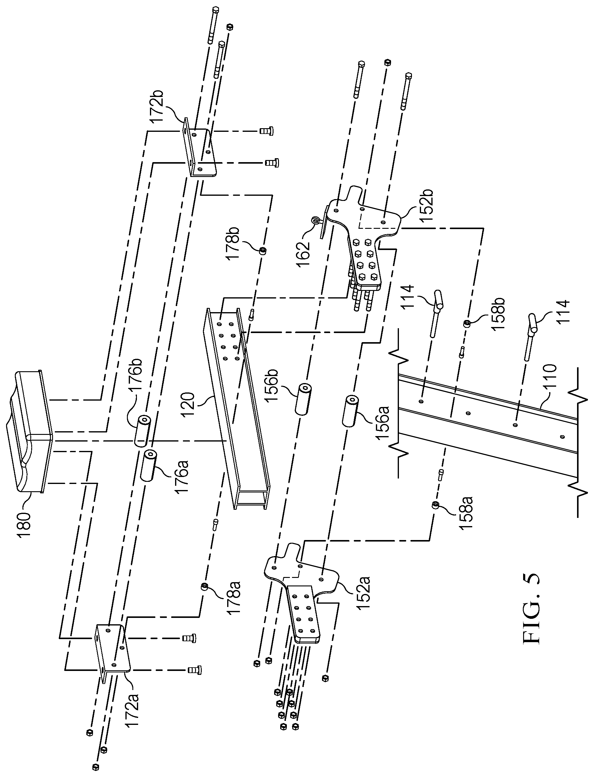 Patent US12576300 Figure 6 – Assisted planche exercise apparatus
