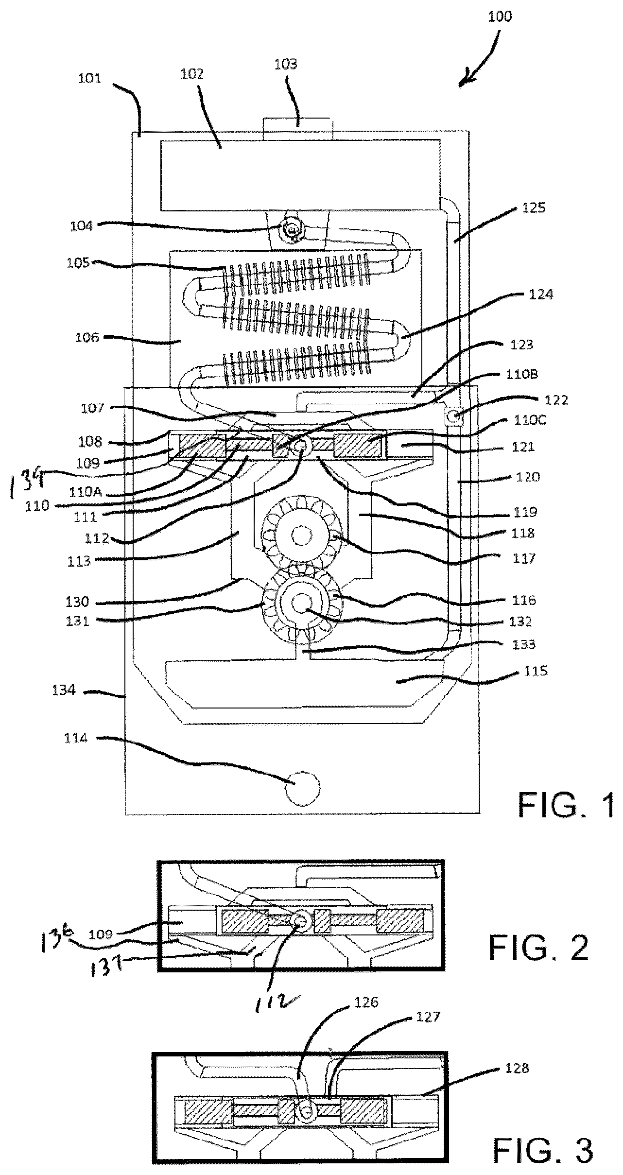 Patent US12576301 Figure 1 – Resistance brake device for an exercise machine