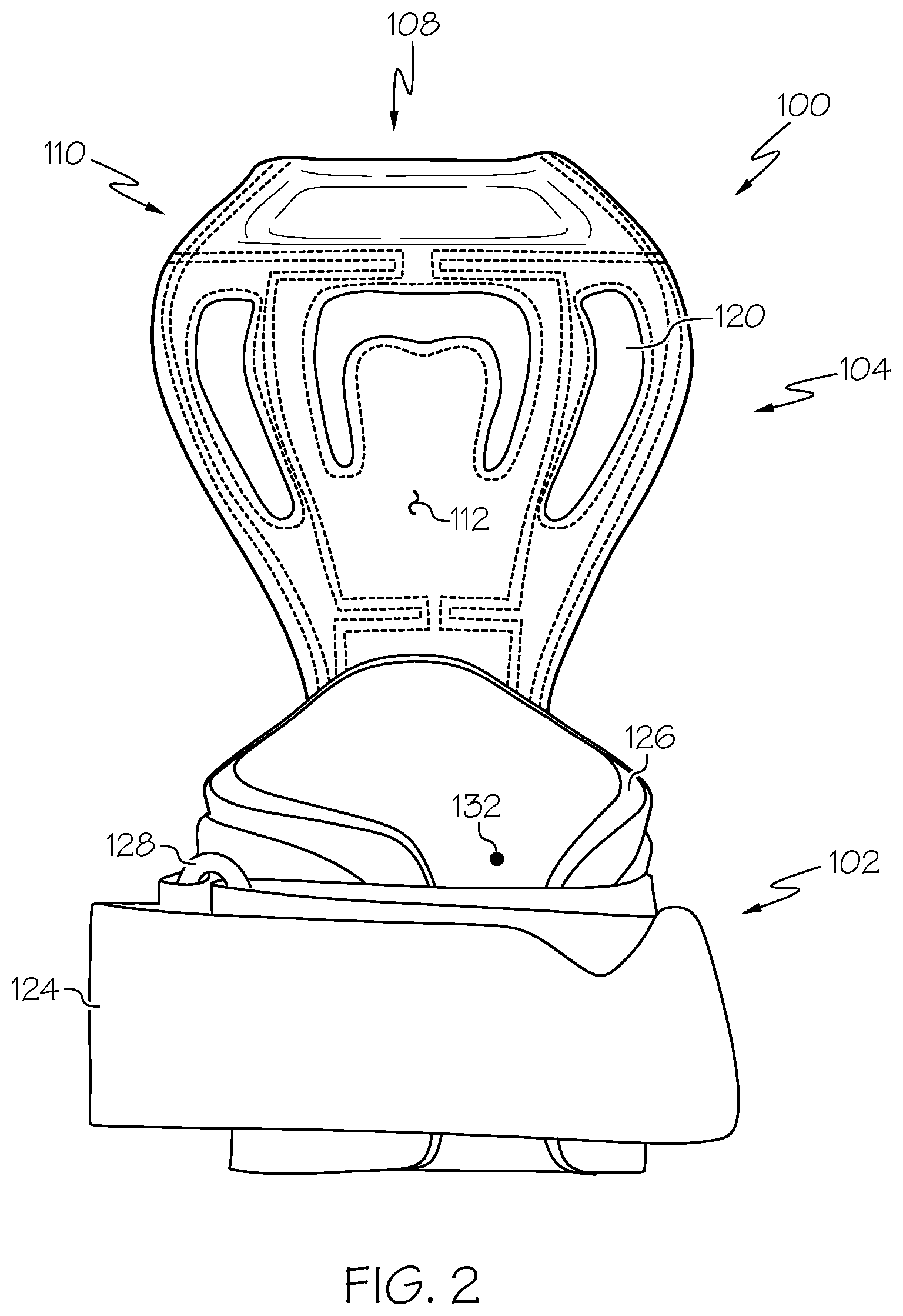 Patent US12576303 Figure 2 – Weightlifting grip device