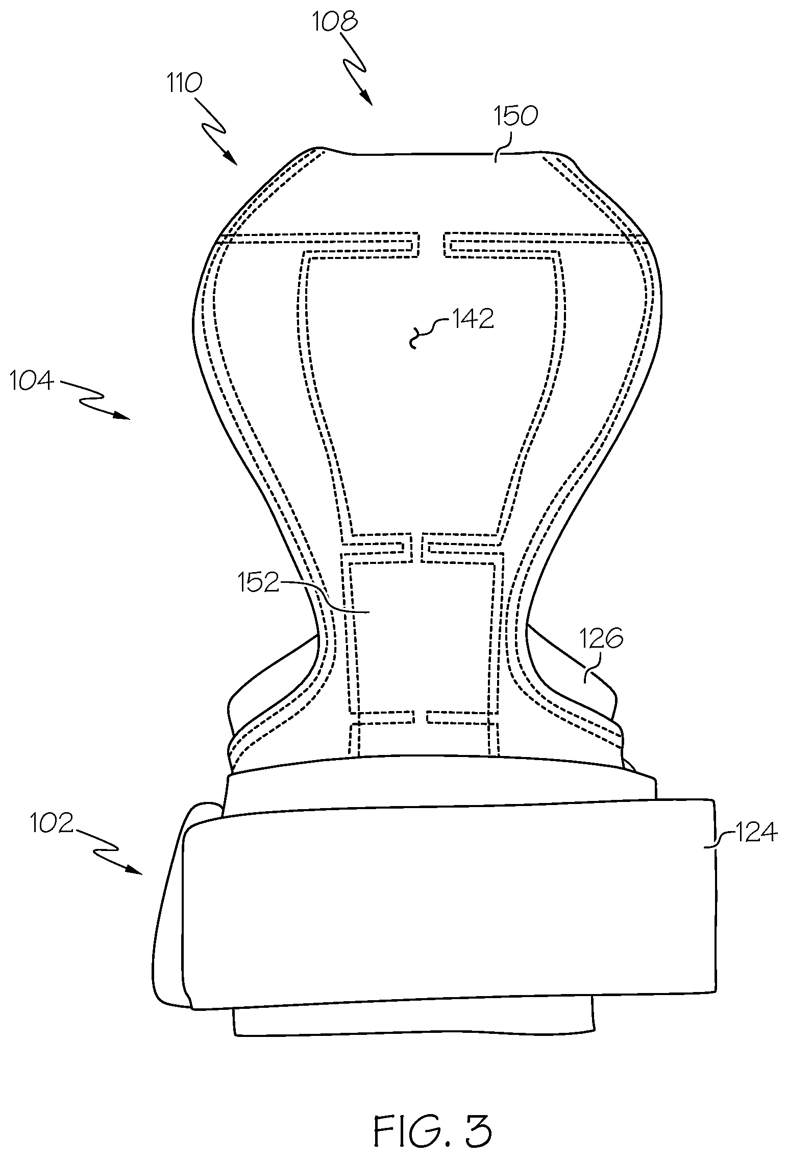 Patent US12576303 Figure 3 – Weightlifting grip device
