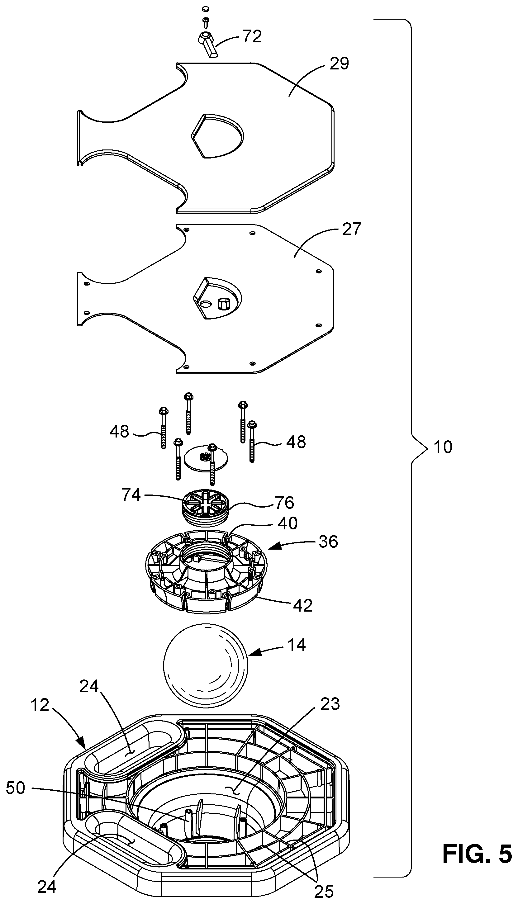 Patent US12576305 Figure 3 – Exercise device