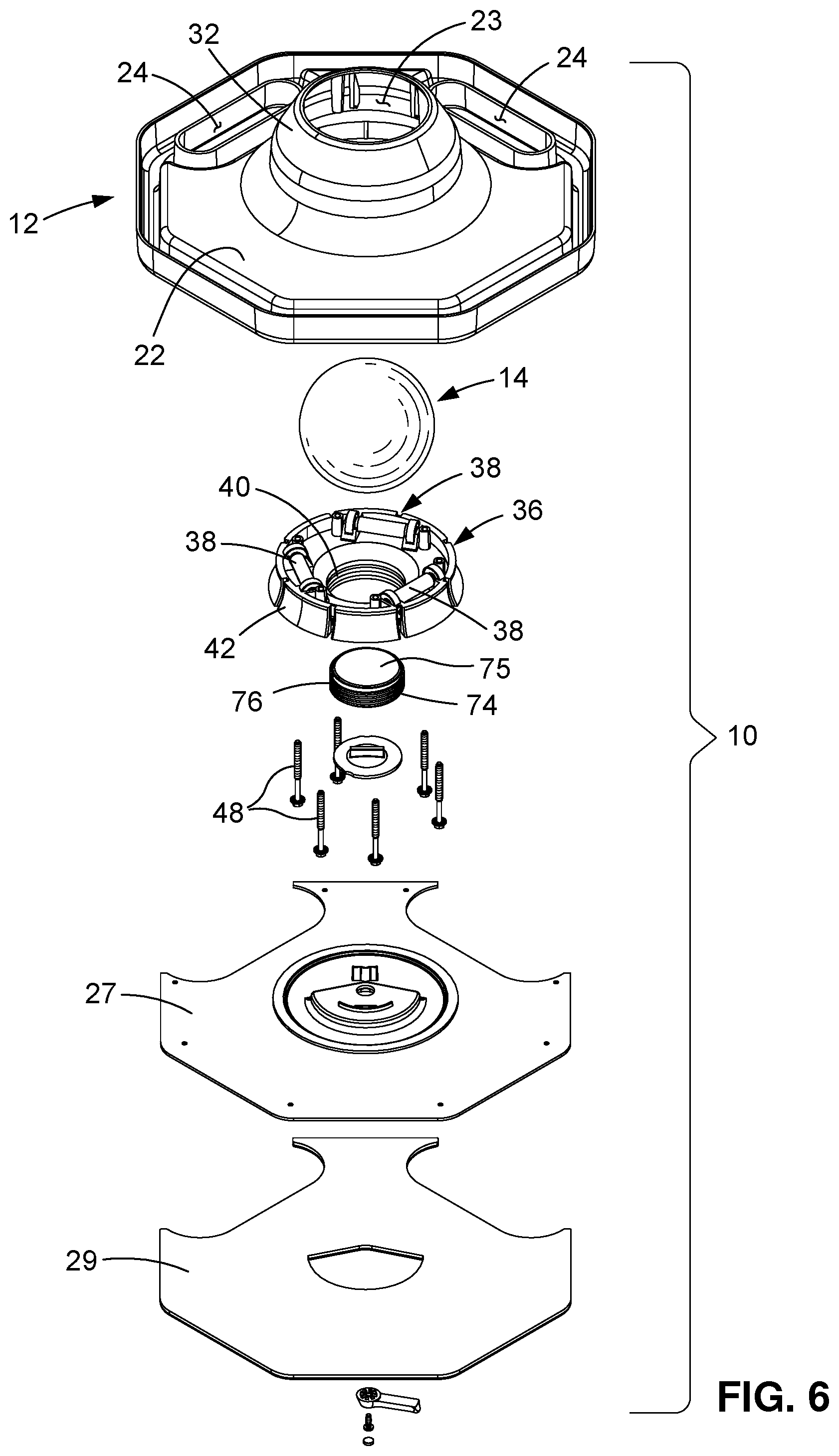Patent US12576305 Figure 4 – Exercise device