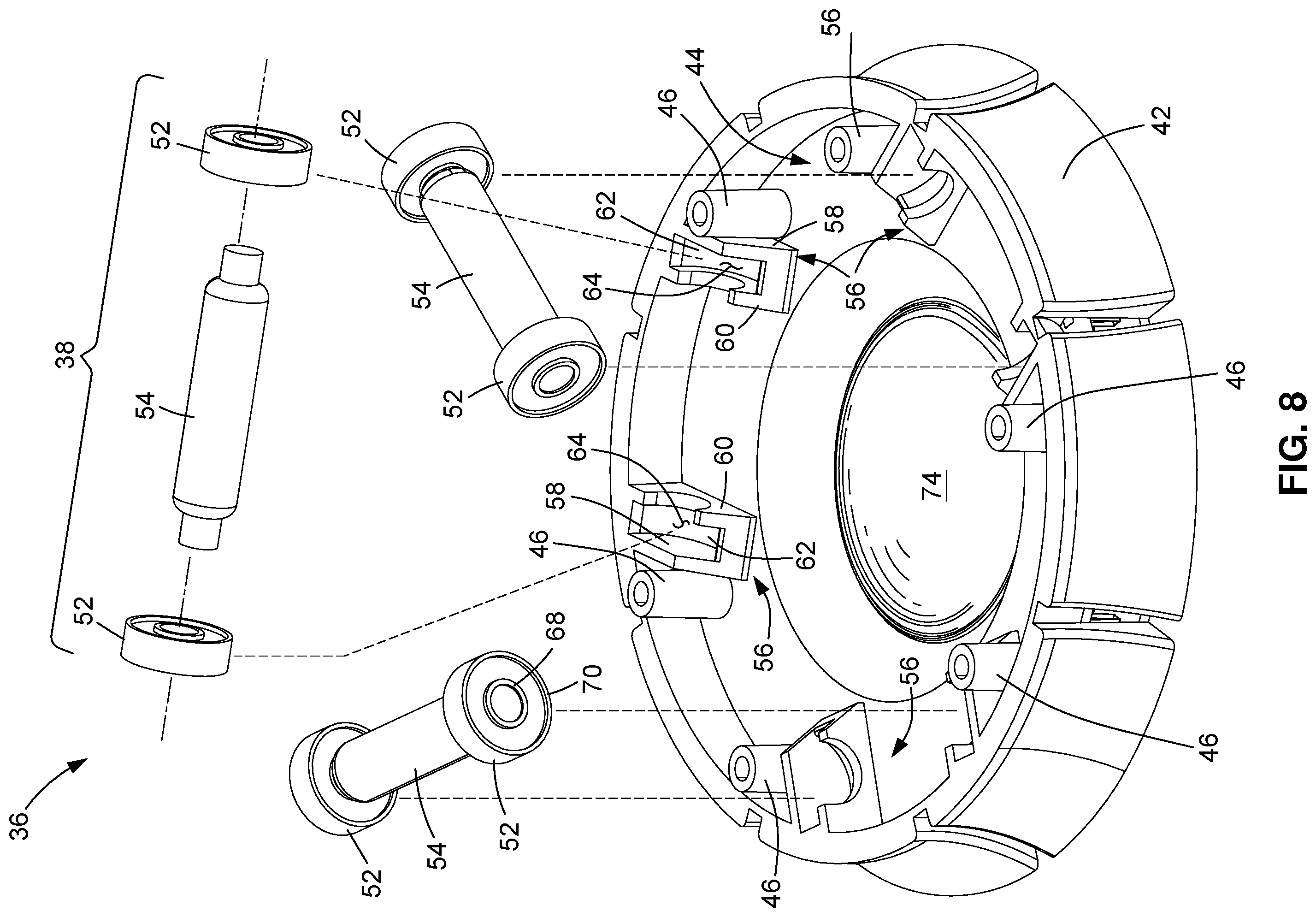 Patent US12576305 Figure 6 – Exercise device