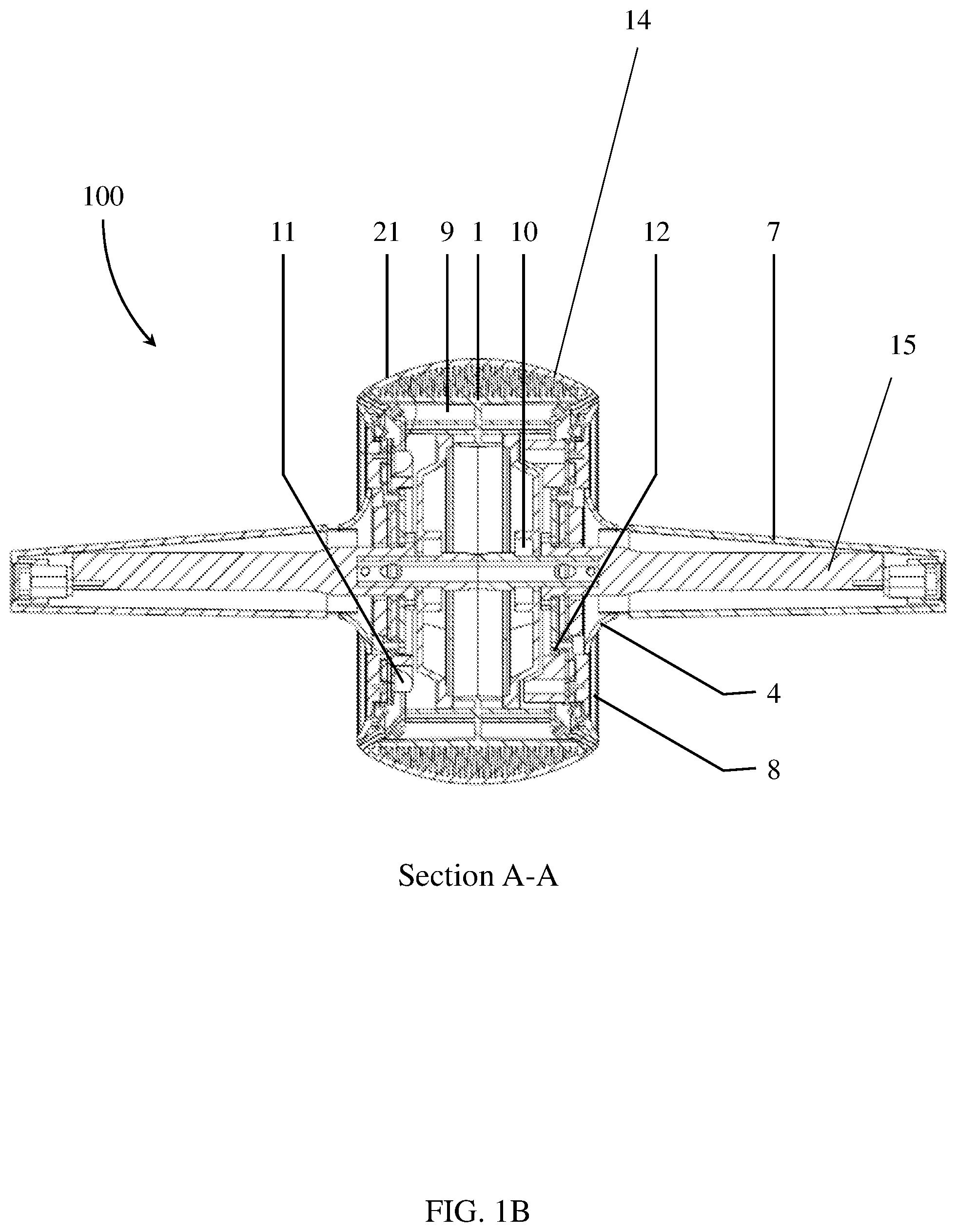 Patent US12576310 Figure 2 – Motorized fitness wheel