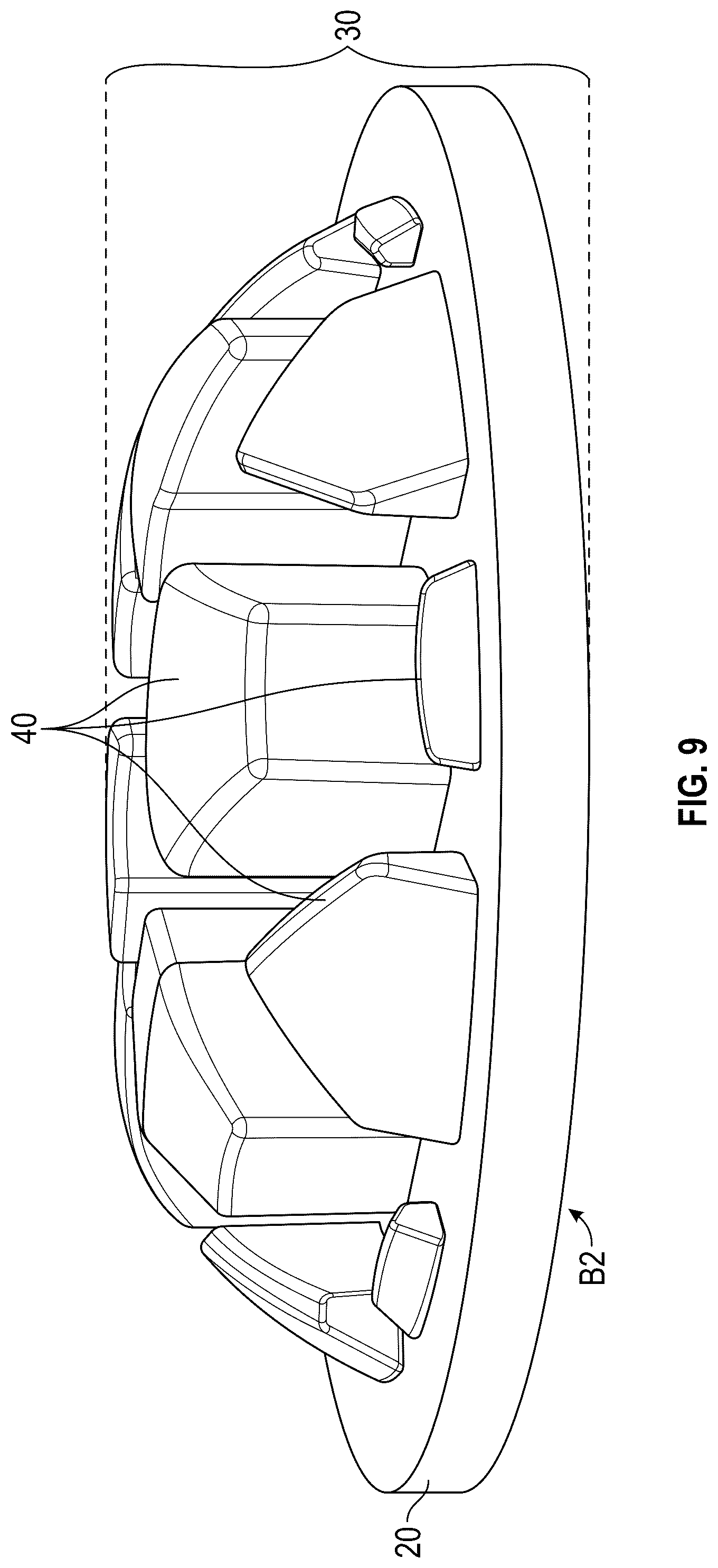 Patent US12576312 Figure 7 – Device for training human's motor skills and in particular the adaptation to instability, the strength and mobility