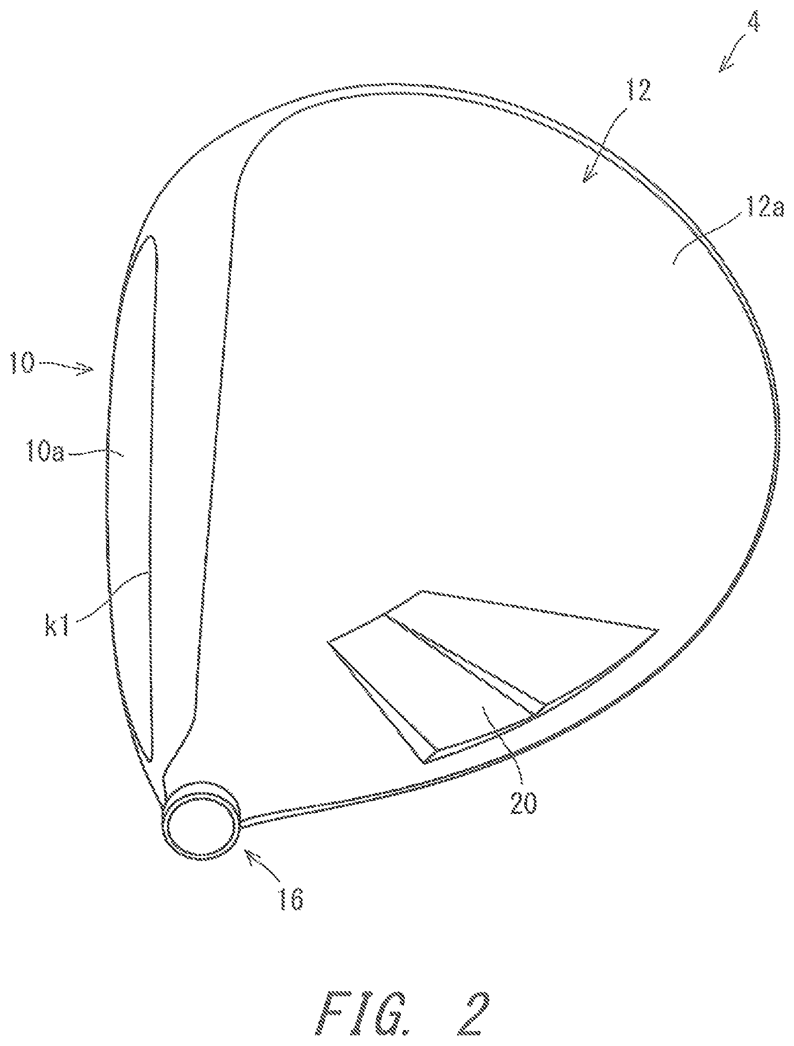 Patent US12576314 Figure 2 – Golf club head