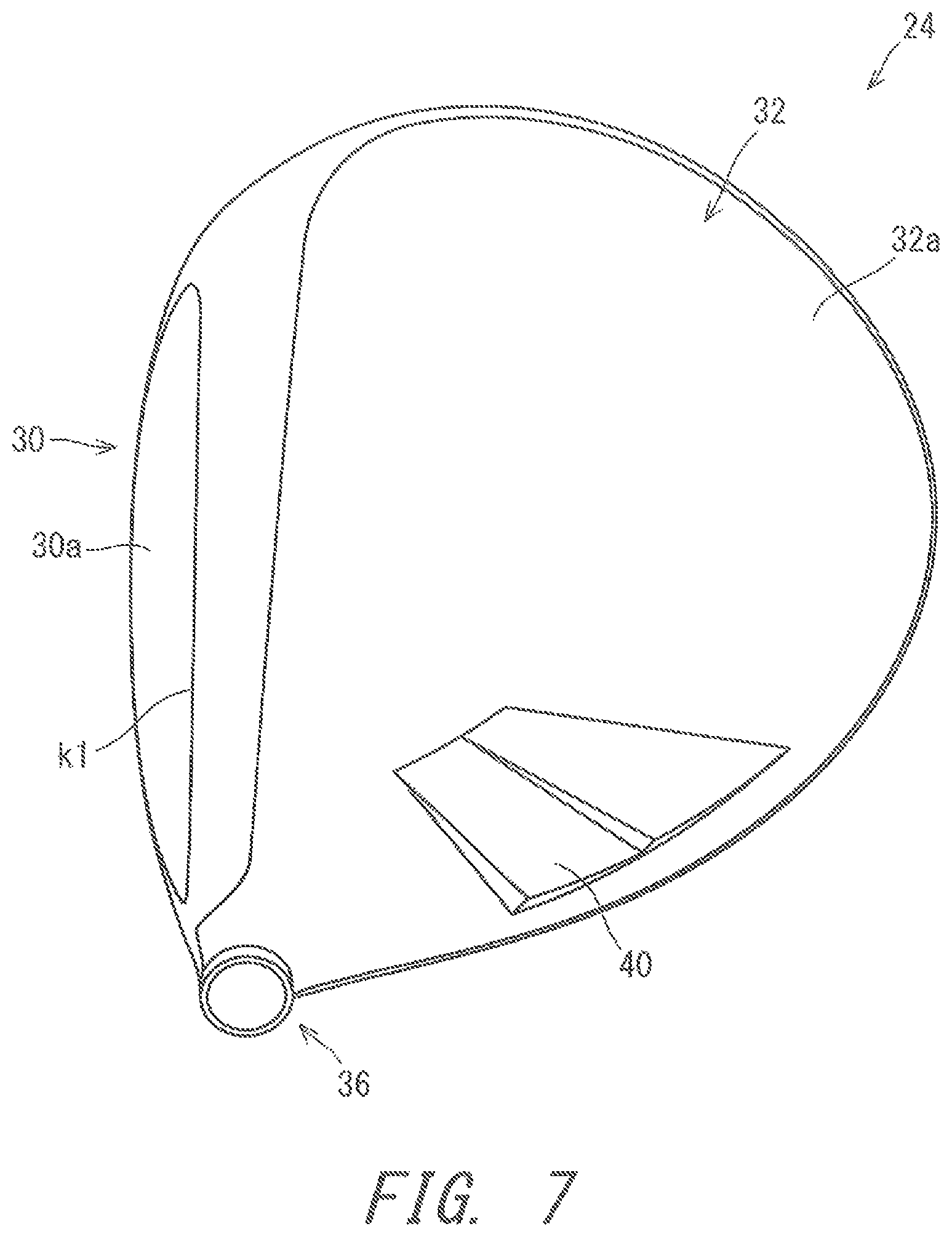 Patent US12576314 Figure 7 – Golf club head