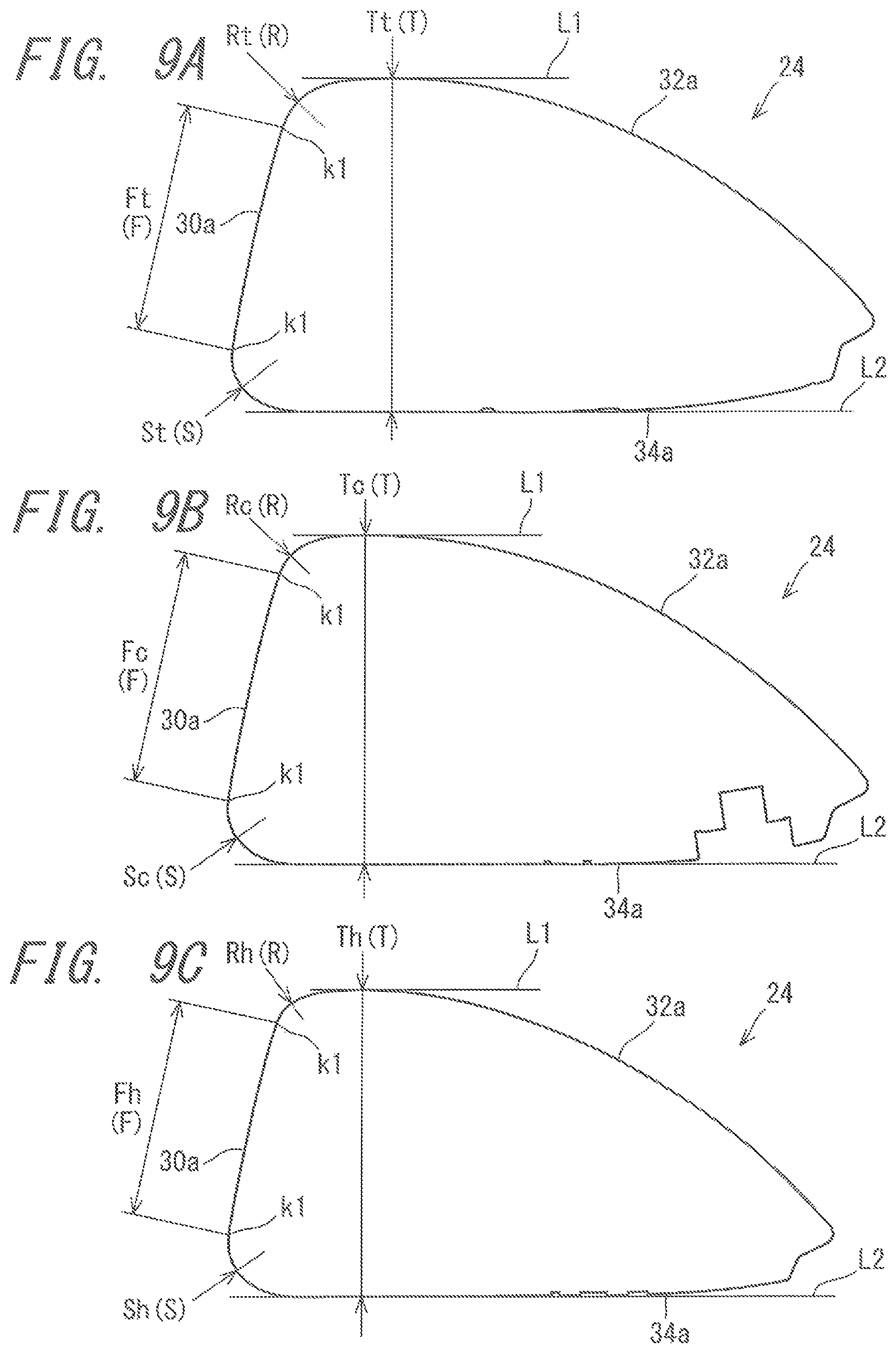 Patent US12576314 Figure 9 – Golf club head