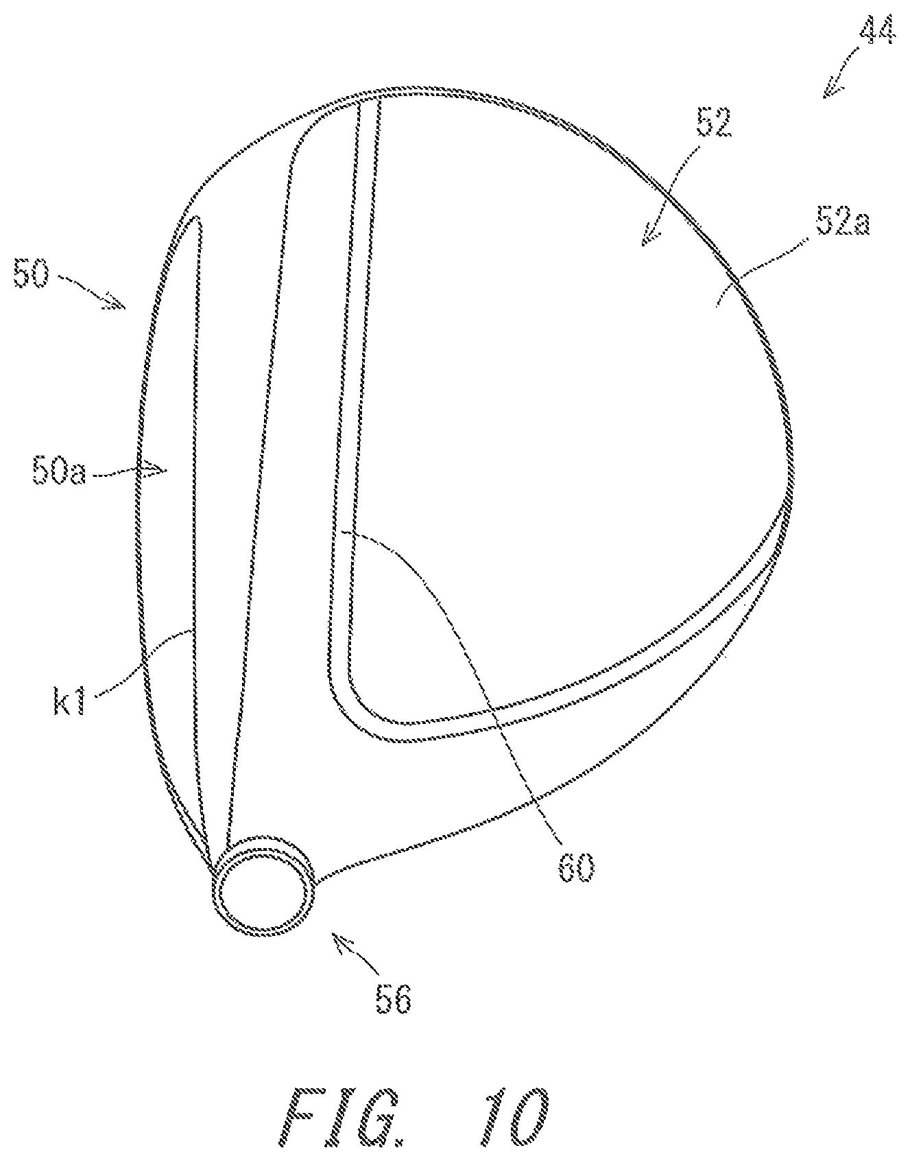 Patent US12576314 Figure 10 – Golf club head