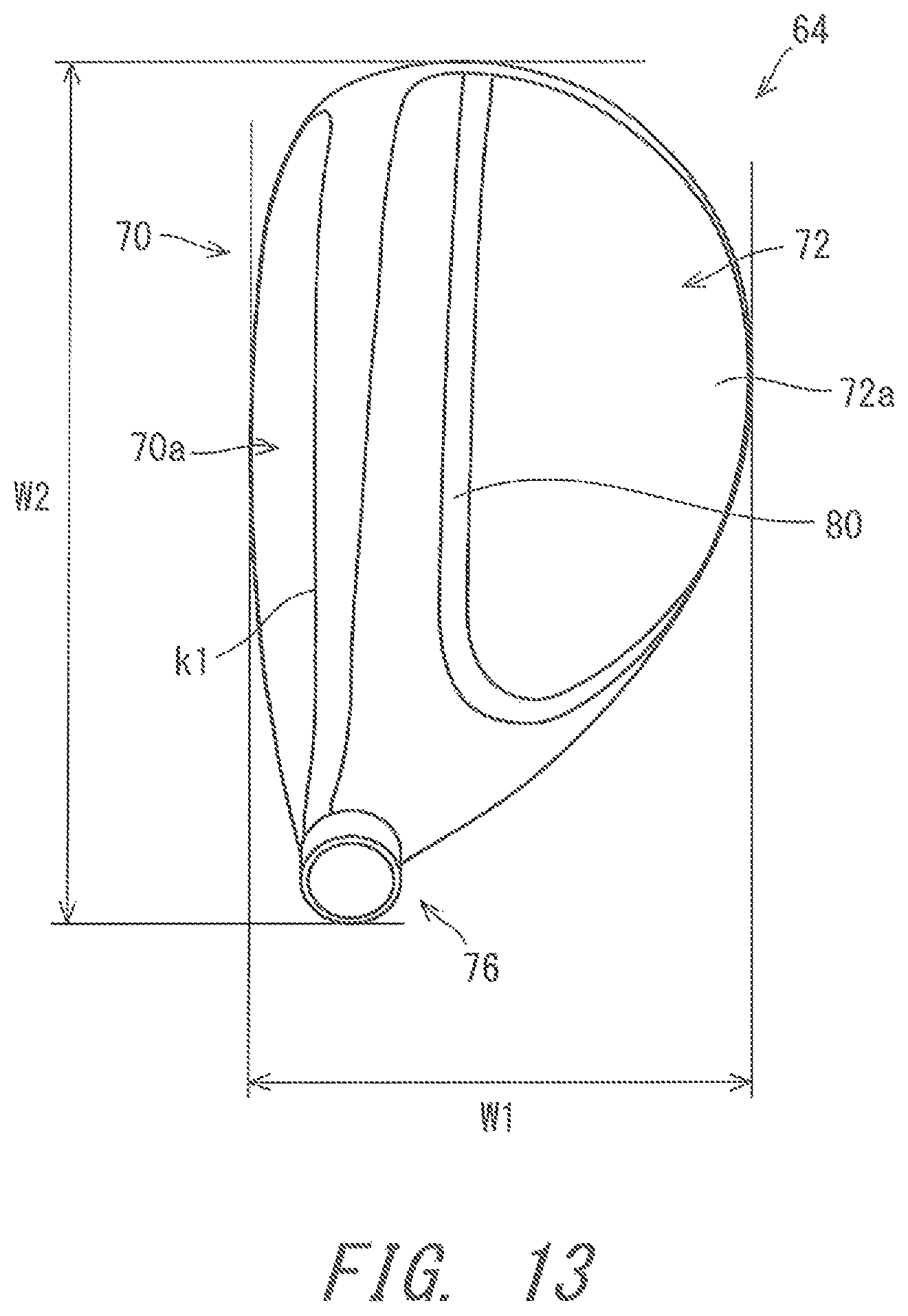 Patent US12576314 Figure 13 – Golf club head