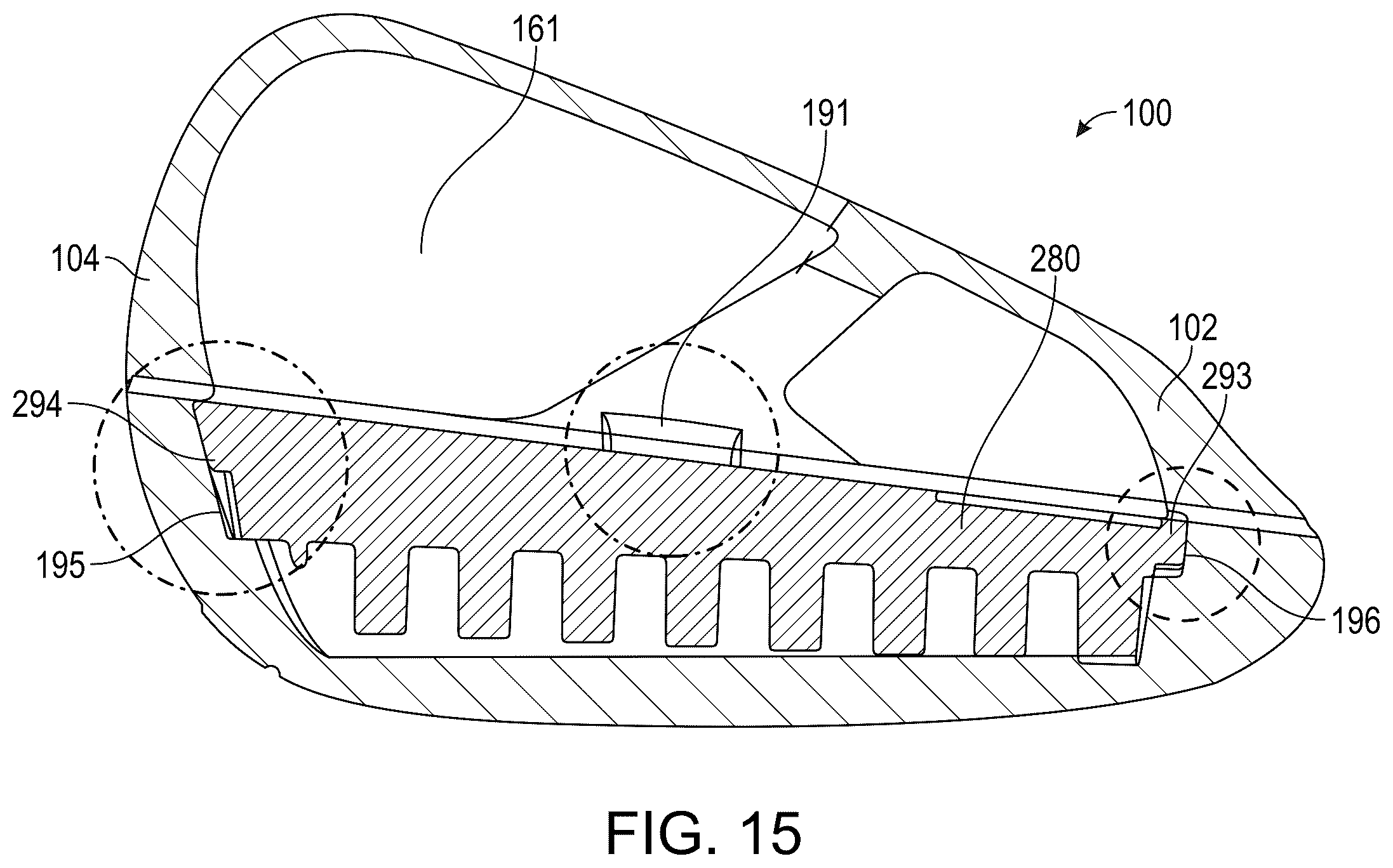 Patent US12576315 Figure 15 – Clubheads for iron-type golf clubs