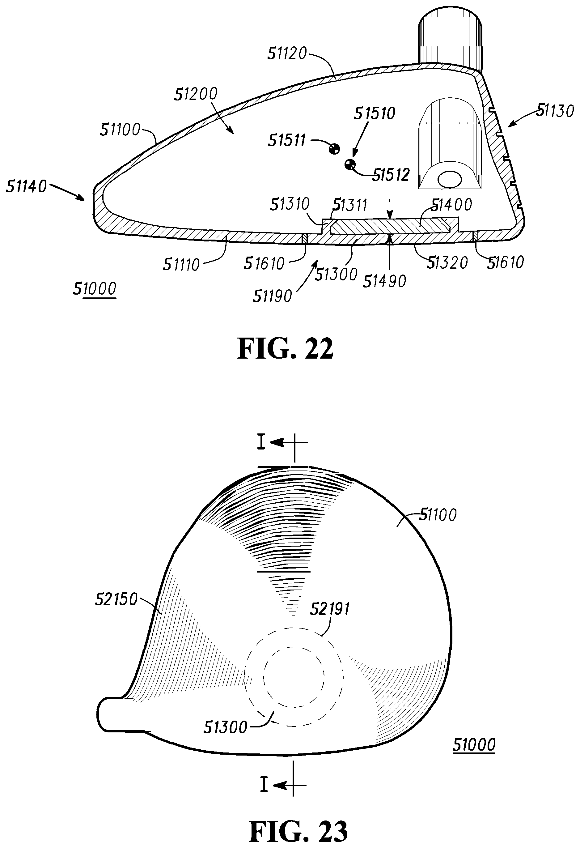 Patent US12576320 Figure 8 – Golf club weight attachment mechanisms and related methods