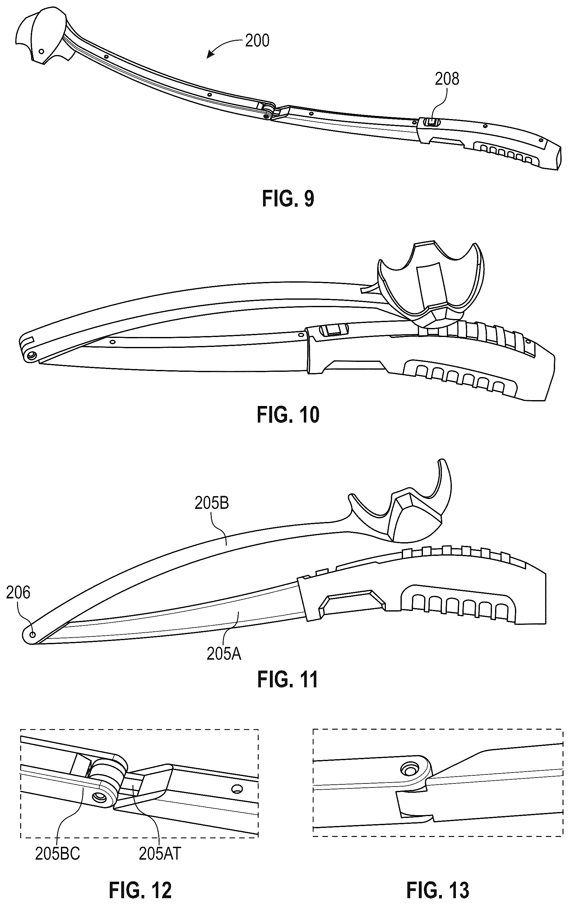 Patent US12576322 Figure 3 – Foldable ball throwing device, with light charging of a glow-in-the-dark ball