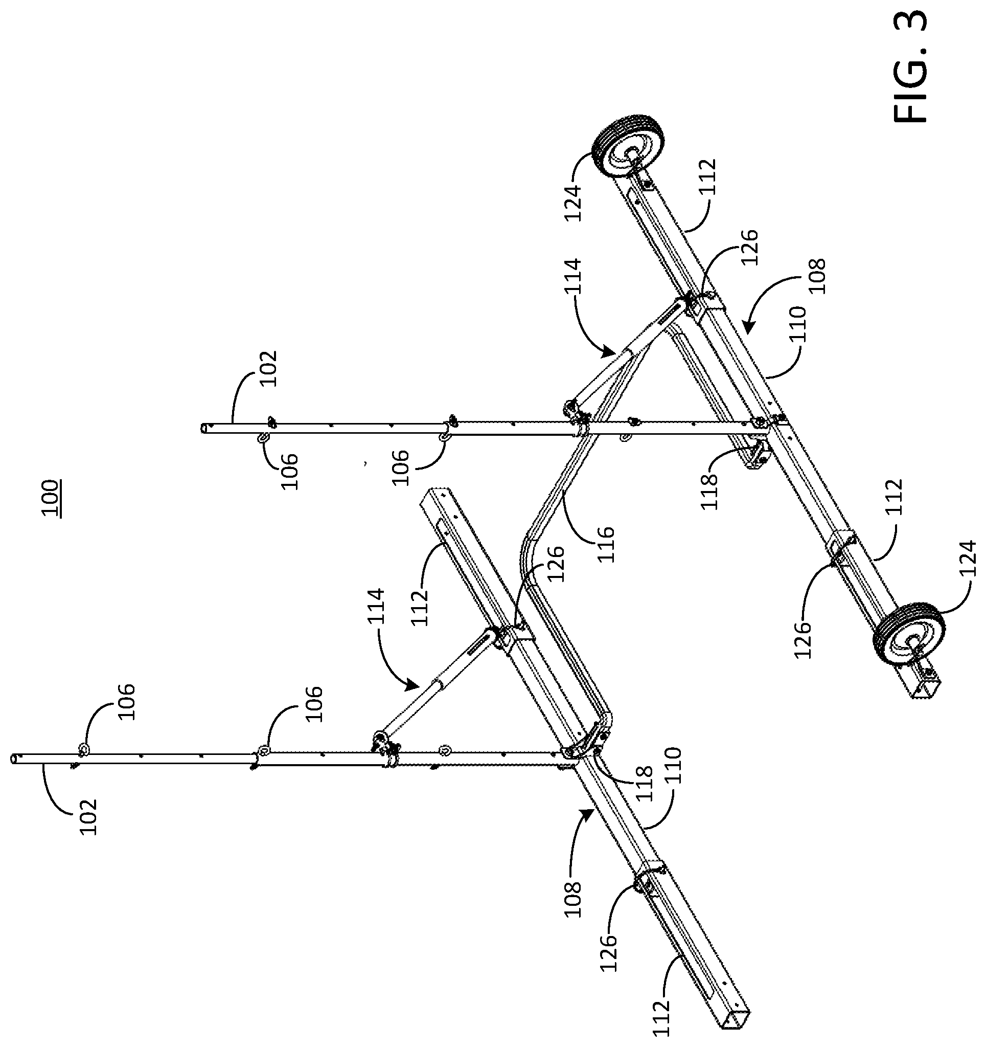 Patent US12576324 Figure 3 – Shock absorbing deformable sporting support apparatus