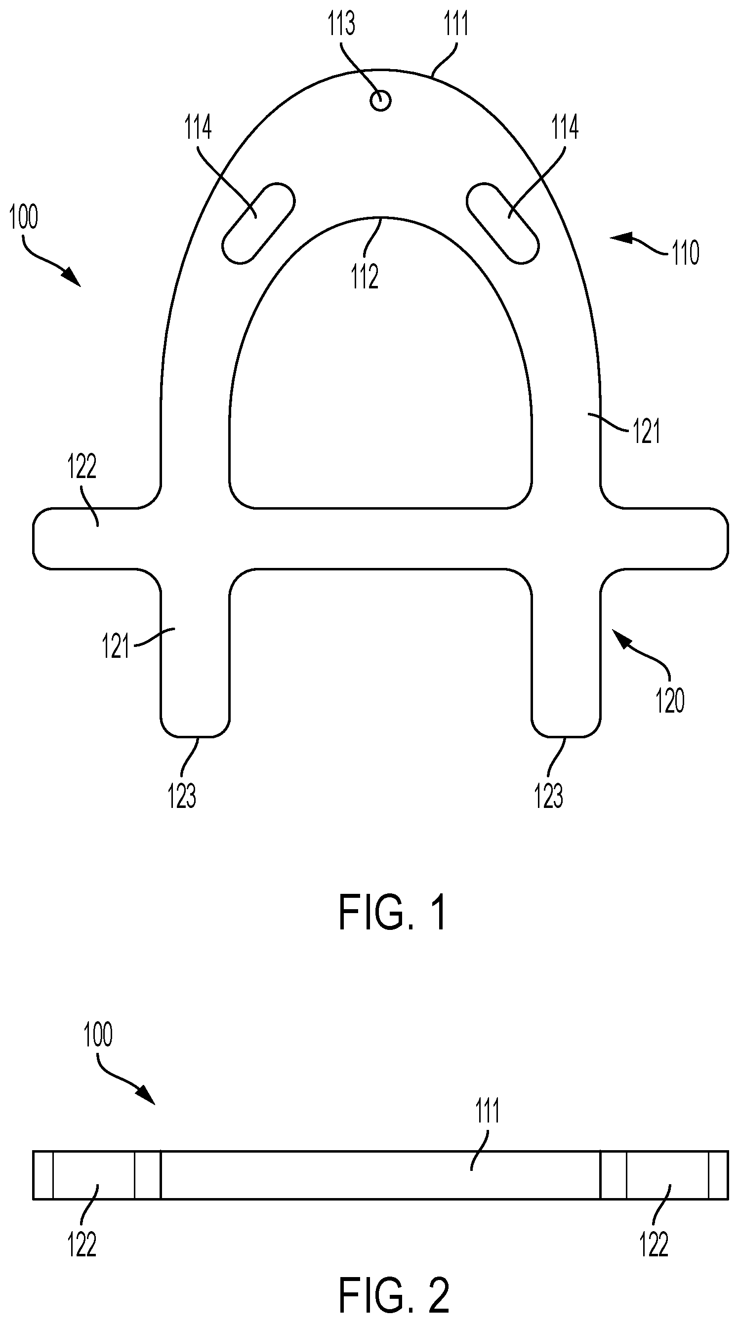 Patent US12576325 Figure 1 – Modified kickboard floatation device