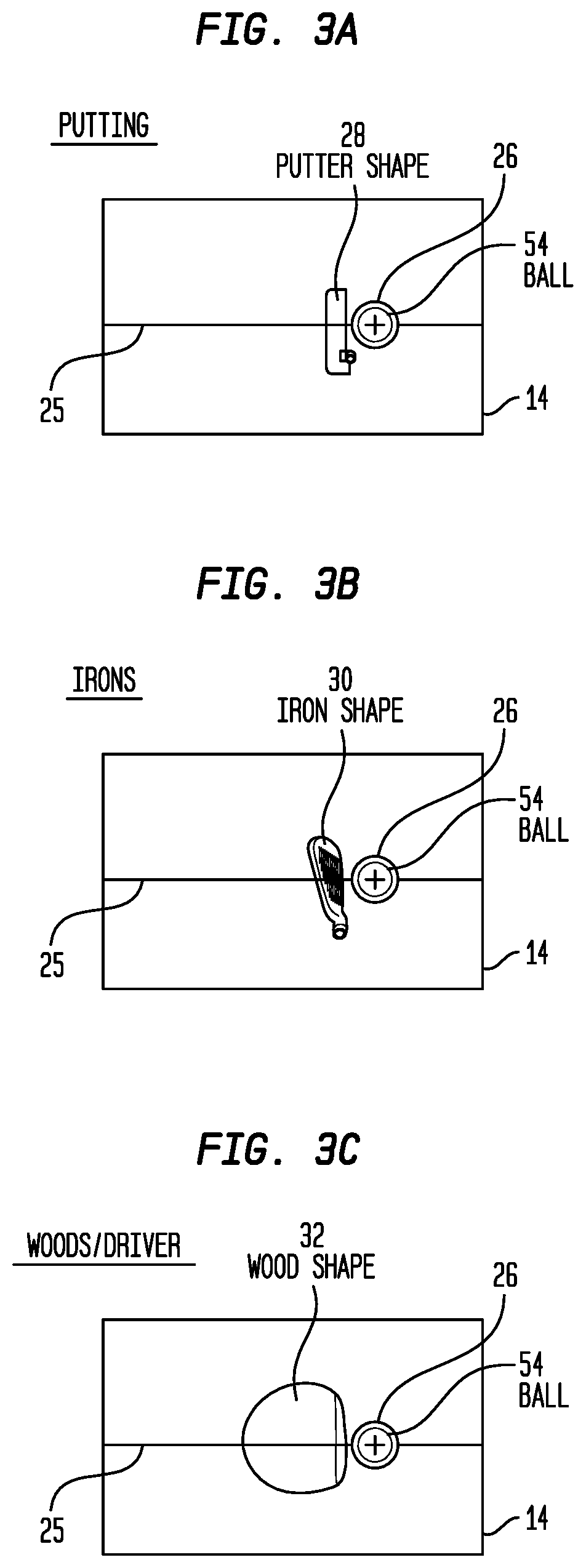Patent US12576326 Figure 3 – Golf practice device