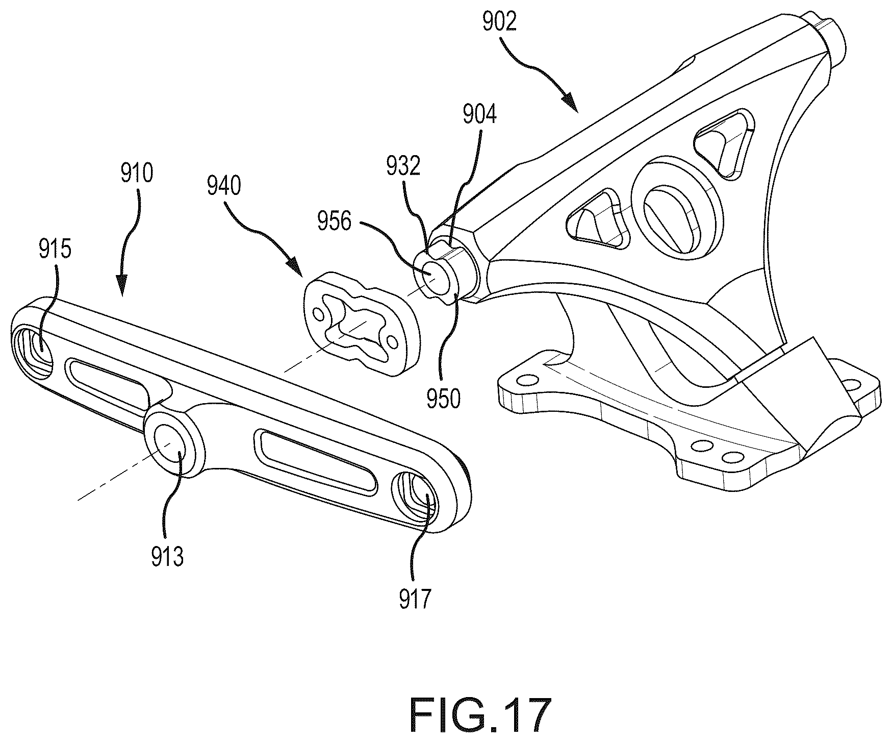 Patent US12576329 Figure 17 – Multi-material skateboard deck