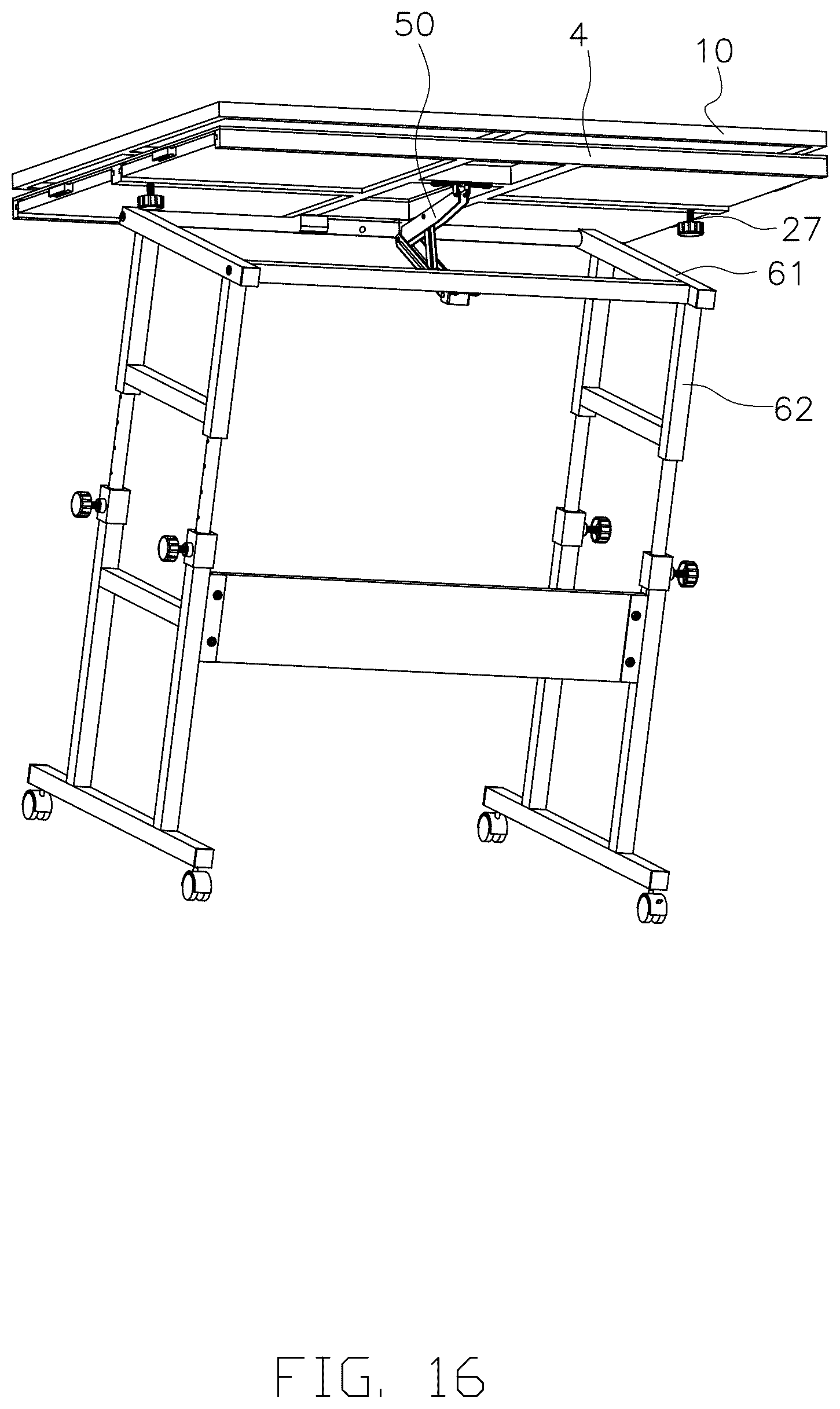 Patent US12576331 Figure 15 – Rotating assembly and jigsaw puzzle table
