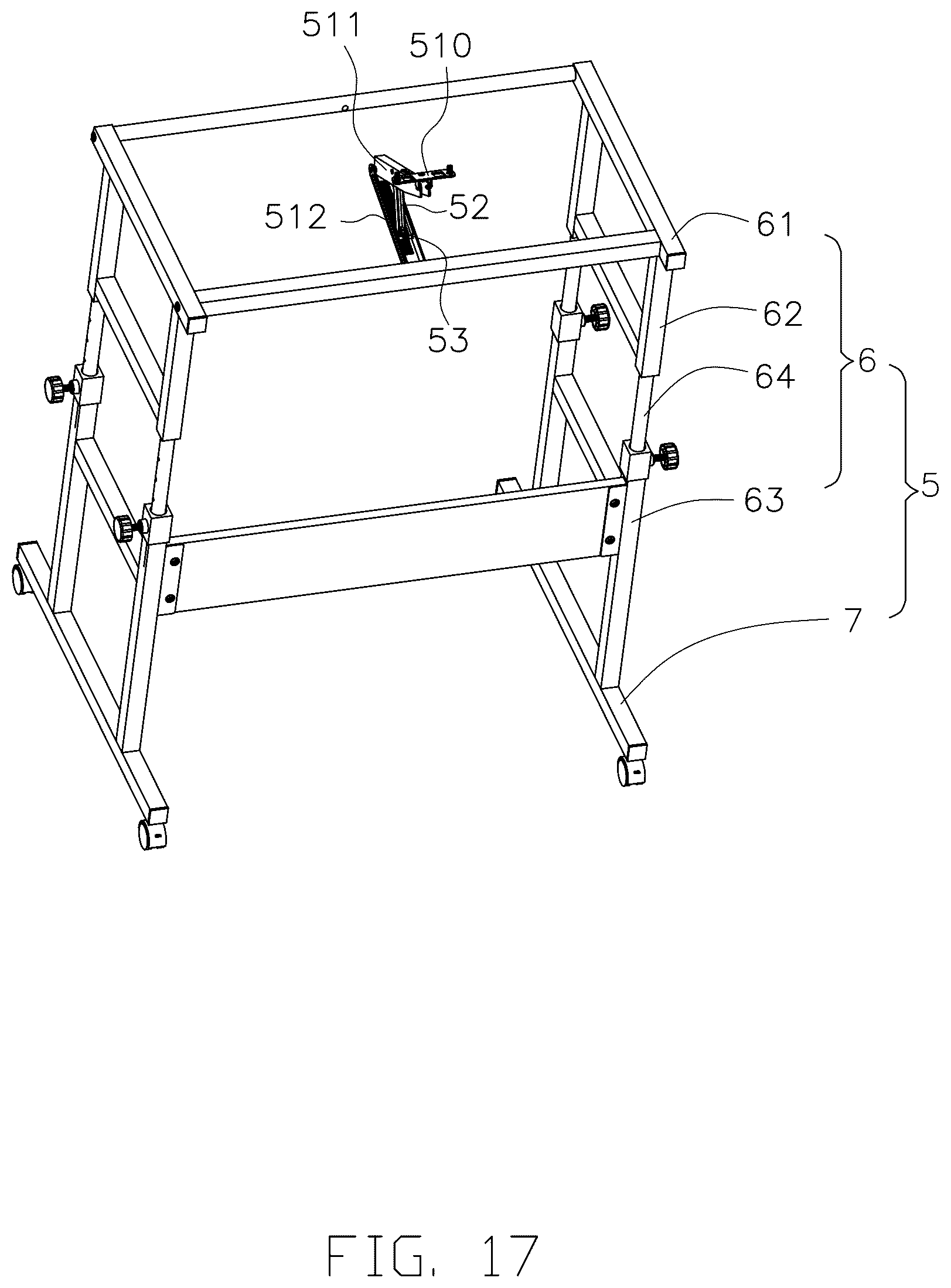 Patent US12576331 Figure 16 – Rotating assembly and jigsaw puzzle table