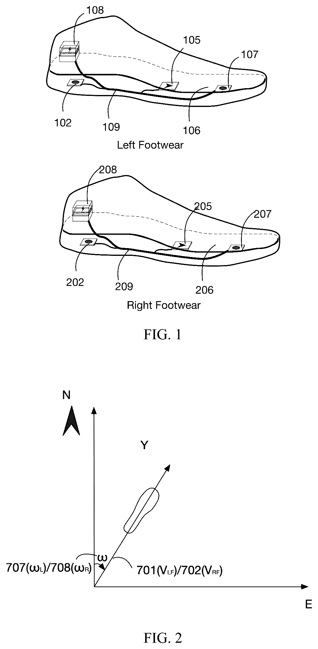 Patent US12576332 Figure 1 – Methods for game/application control using user foot gestures