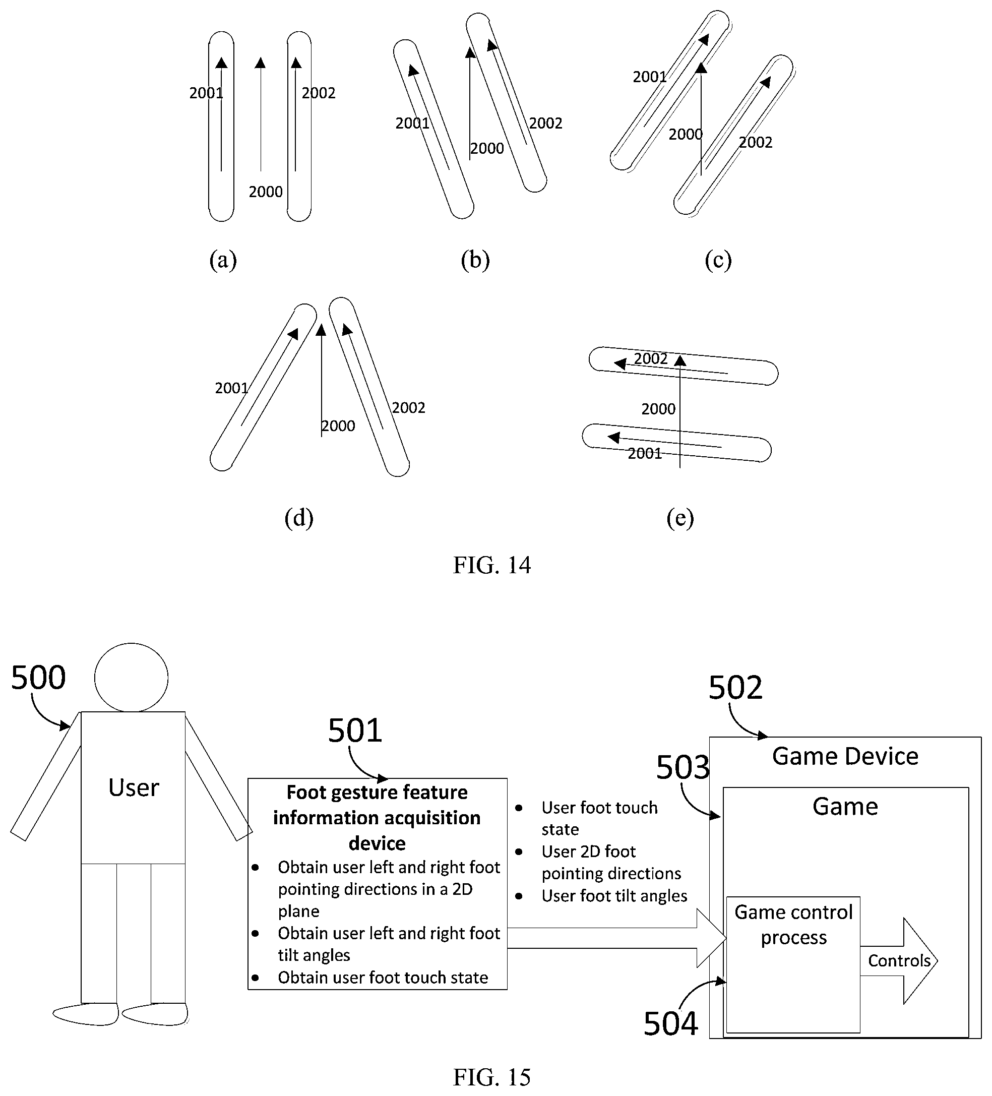 Patent US12576332 Figure 9 – Methods for game/application control using user foot gestures