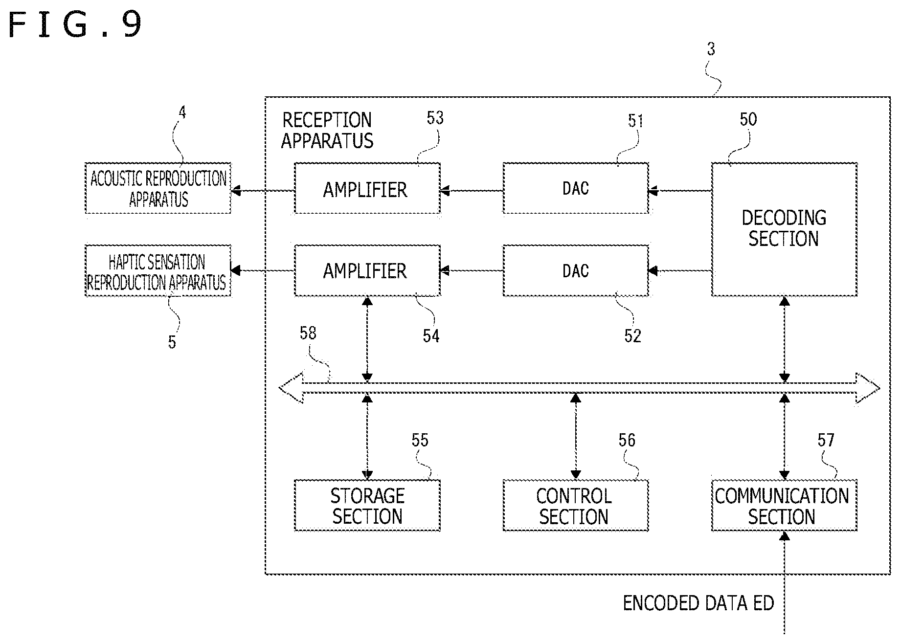 Patent US12576334 Figure 9 – Reception apparatus, transmission apparatus, and information processing method