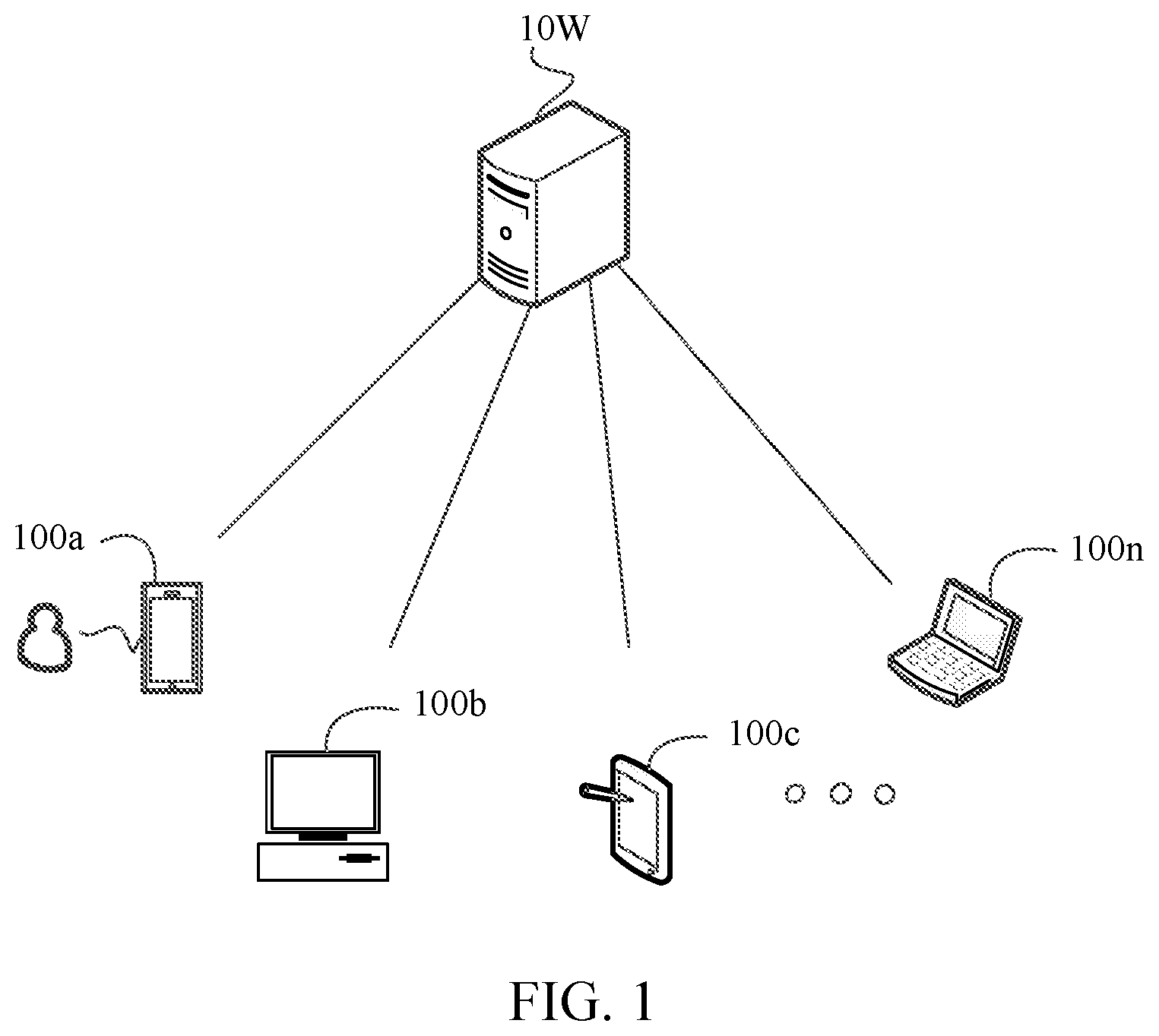 Patent US12576335 Figure 1 – Selective game logic processing by a game server