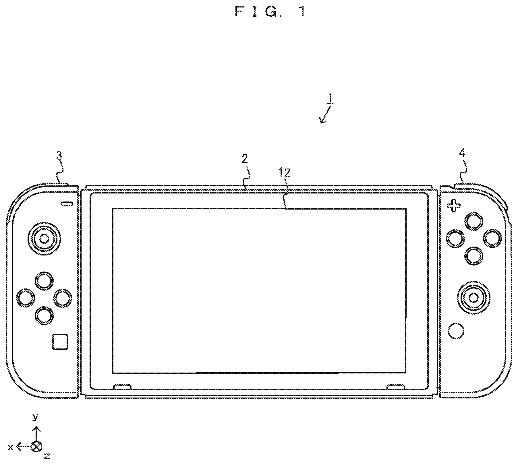 Patent US12576337 Figure 1 – Computer-readable non-transitory storage medium having information processing program stored therein, information processing system, and information processing method