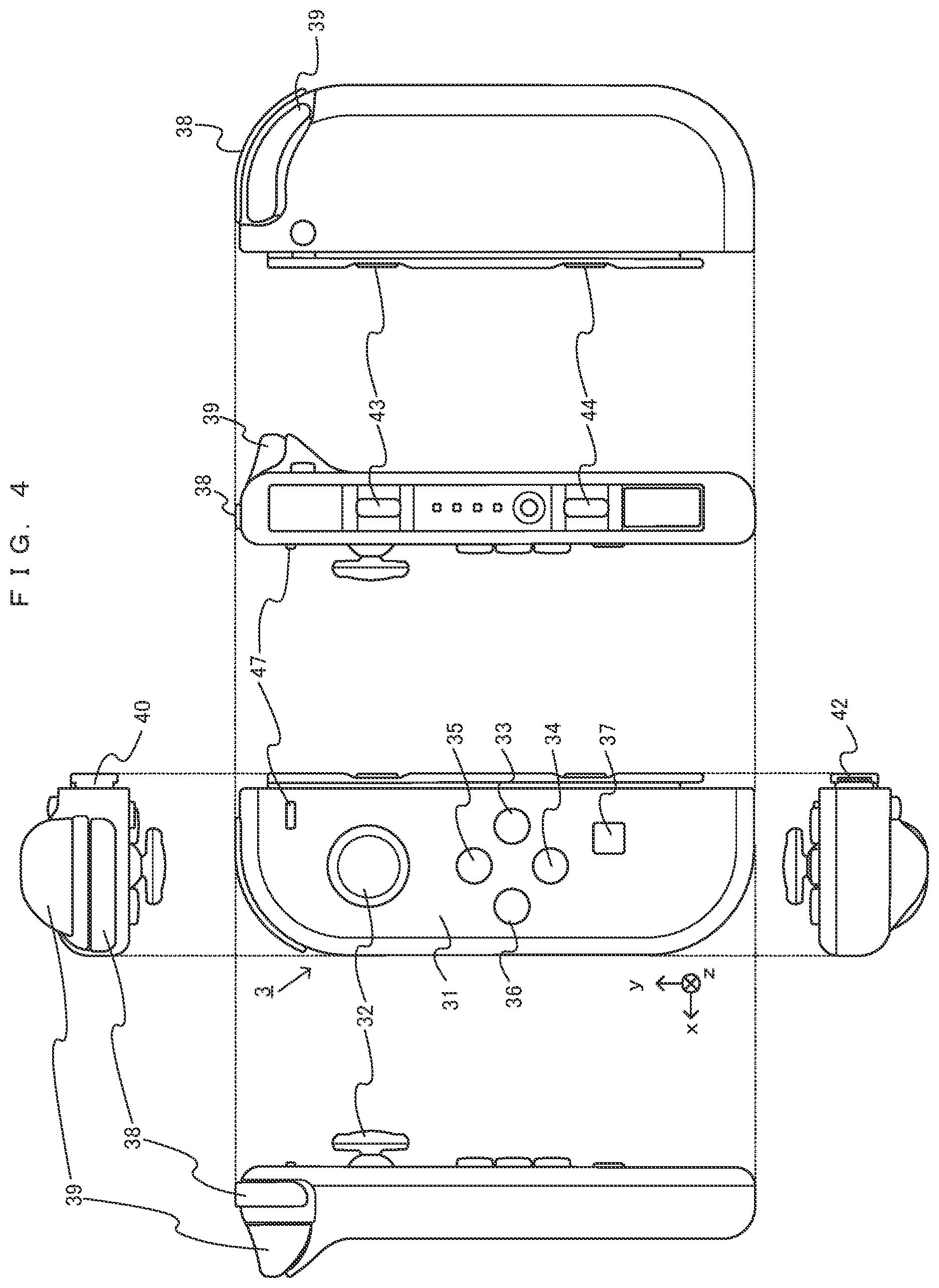 Patent US12576337 Figure 4 – Computer-readable non-transitory storage medium having information processing program stored therein, information processing system, and information processing method