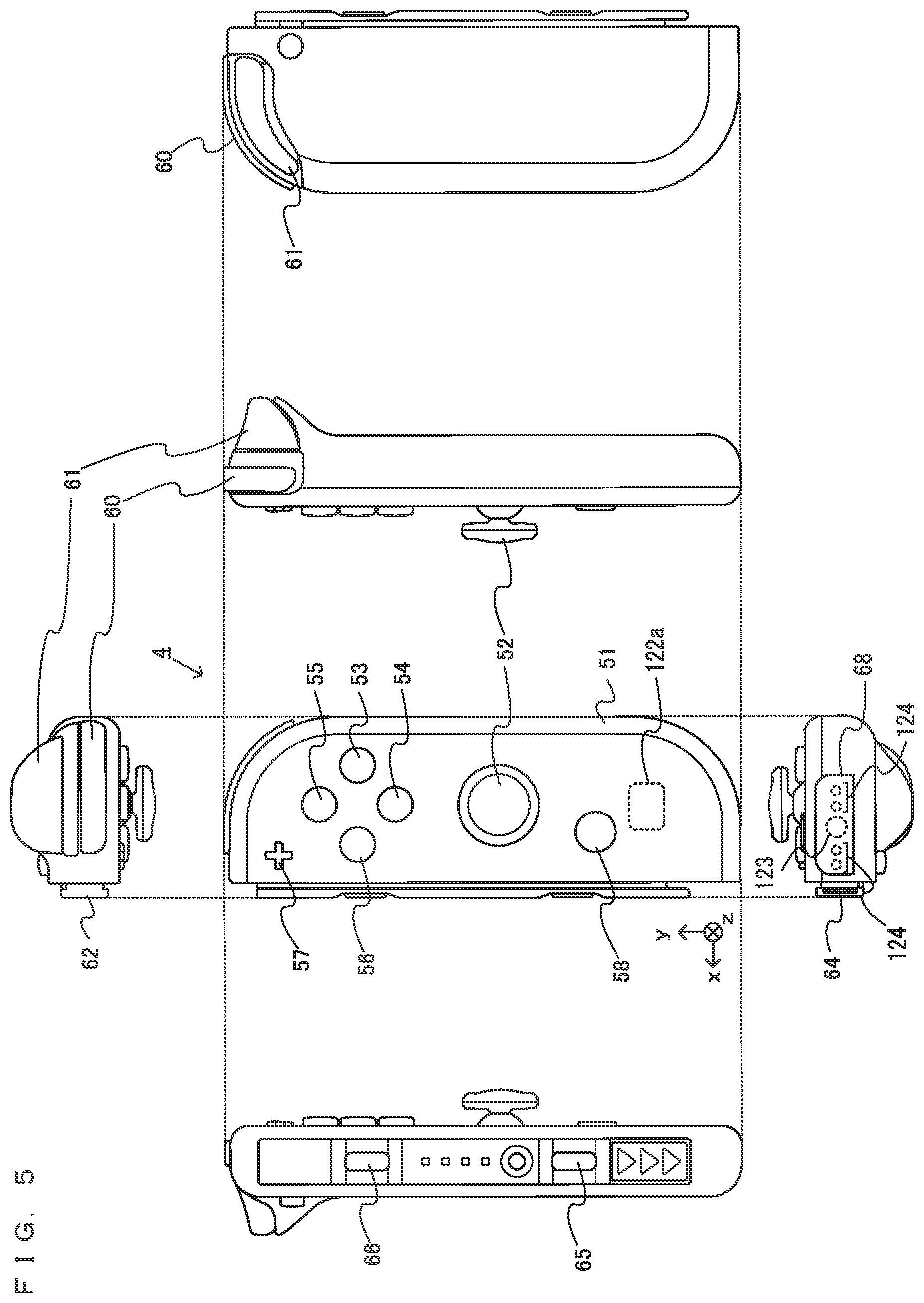 Patent US12576337 Figure 5 – Computer-readable non-transitory storage medium having information processing program stored therein, information processing system, and information processing method