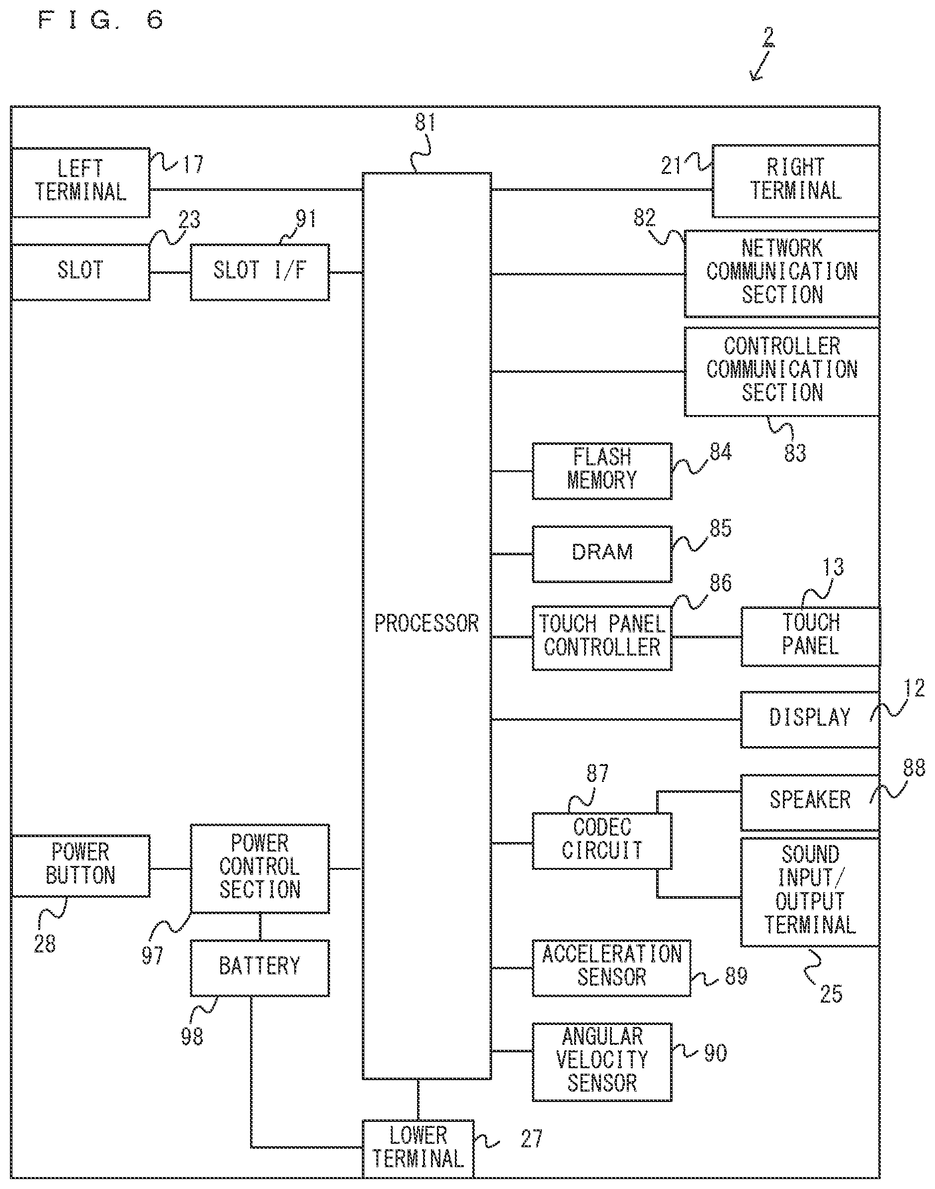 Patent US12576337 Figure 6 – Computer-readable non-transitory storage medium having information processing program stored therein, information processing system, and information processing method