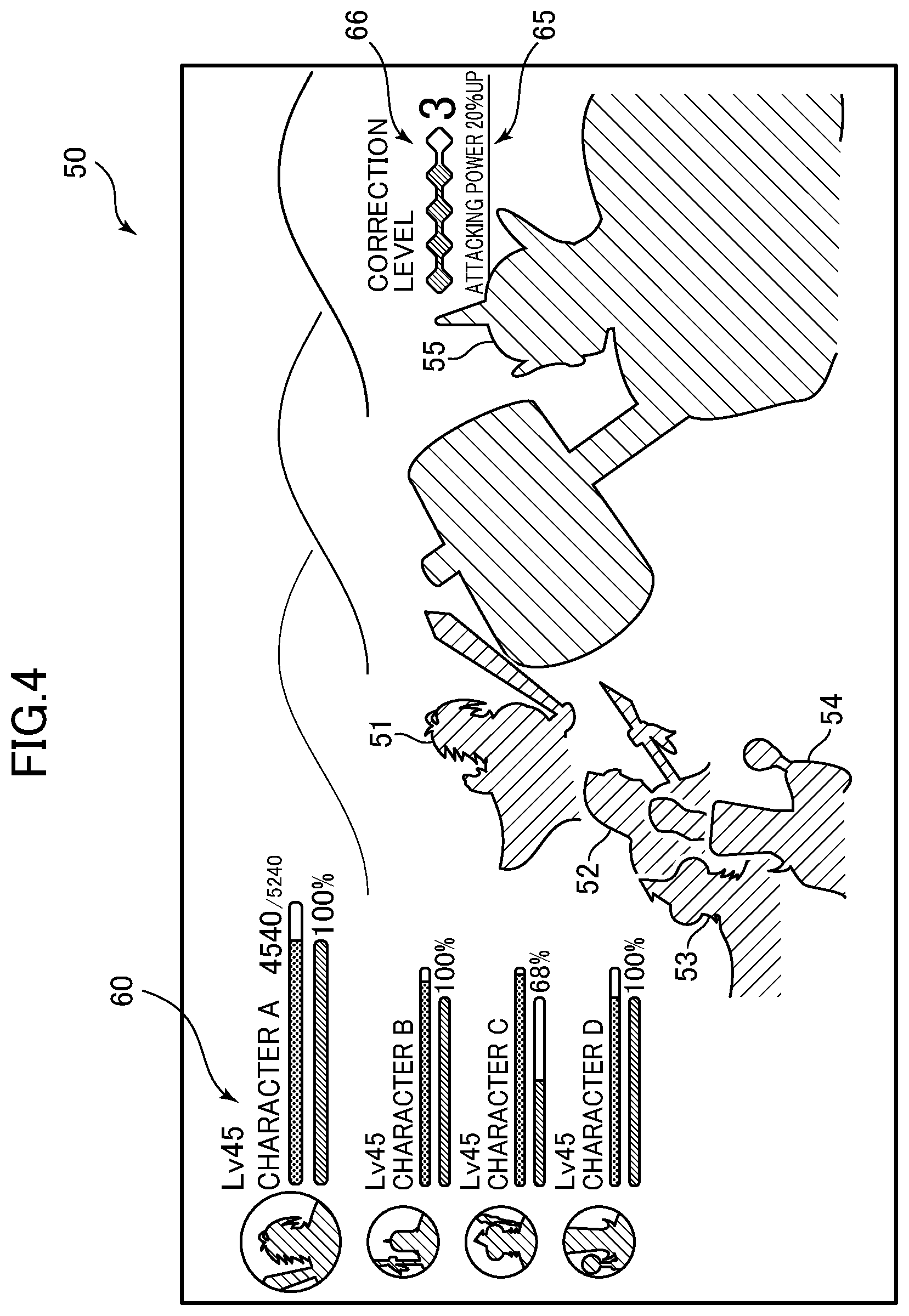 Patent US12576338 Figure 4 – Program, method, and electronic device for game