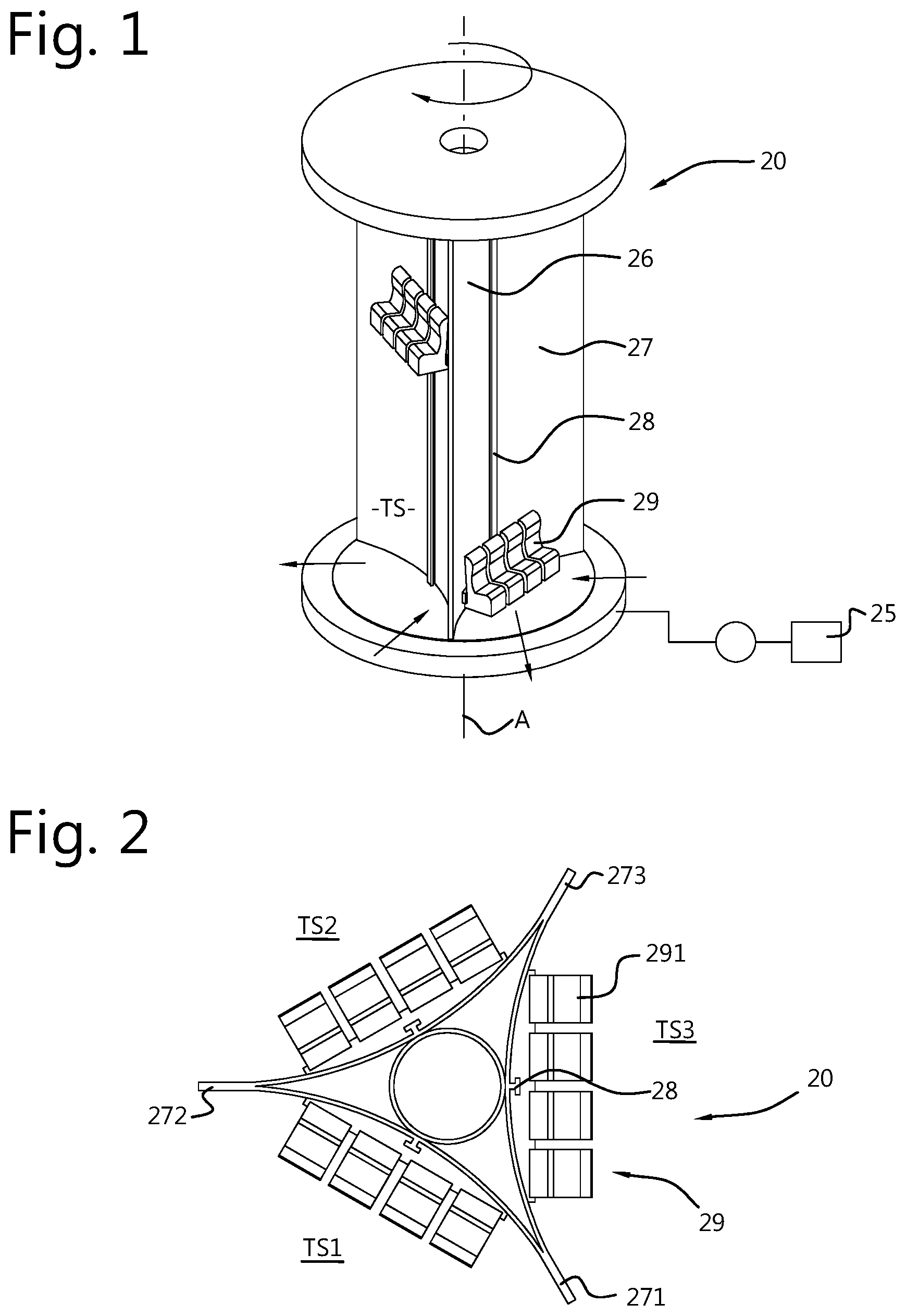 Patent US12576340 Figure 1 – Amusement system for showing an event in a scene room