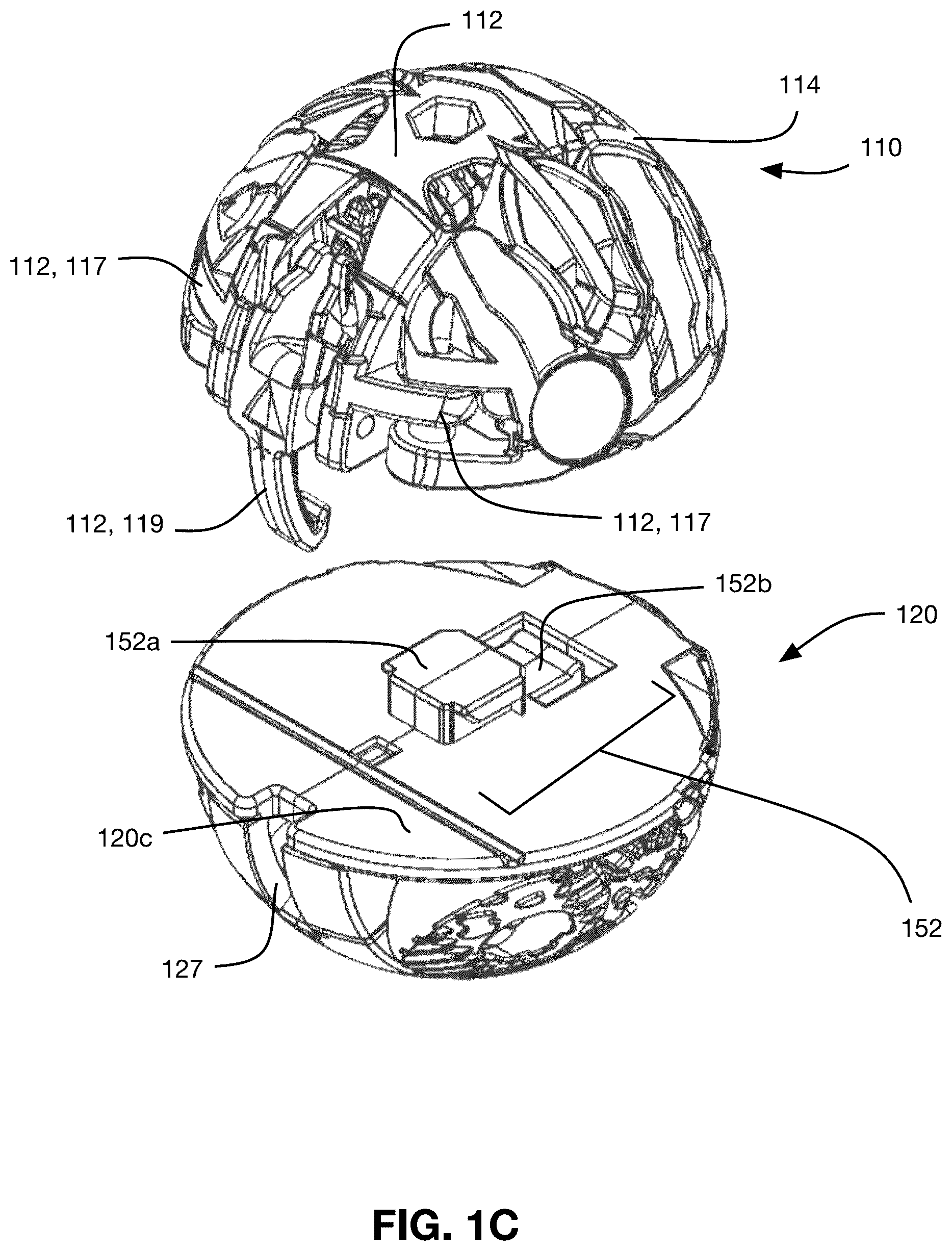 Patent US12576341 Figure 3 – Transformable toy