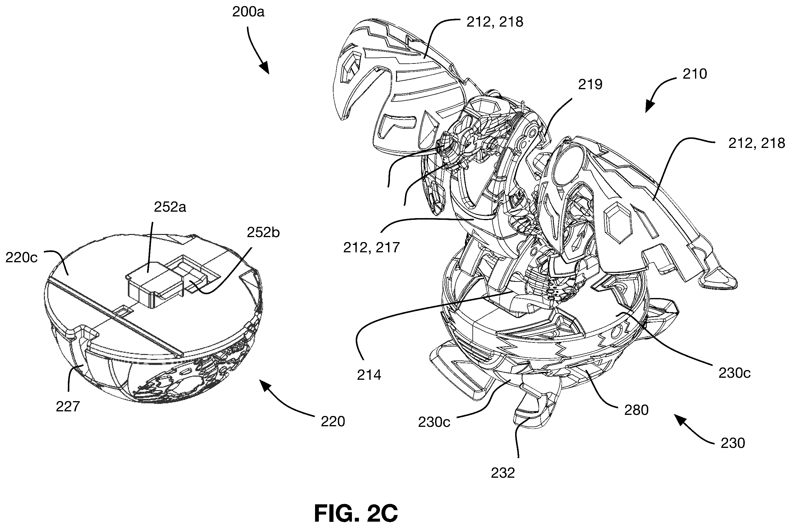Patent US12576341 Figure 11 – Transformable toy