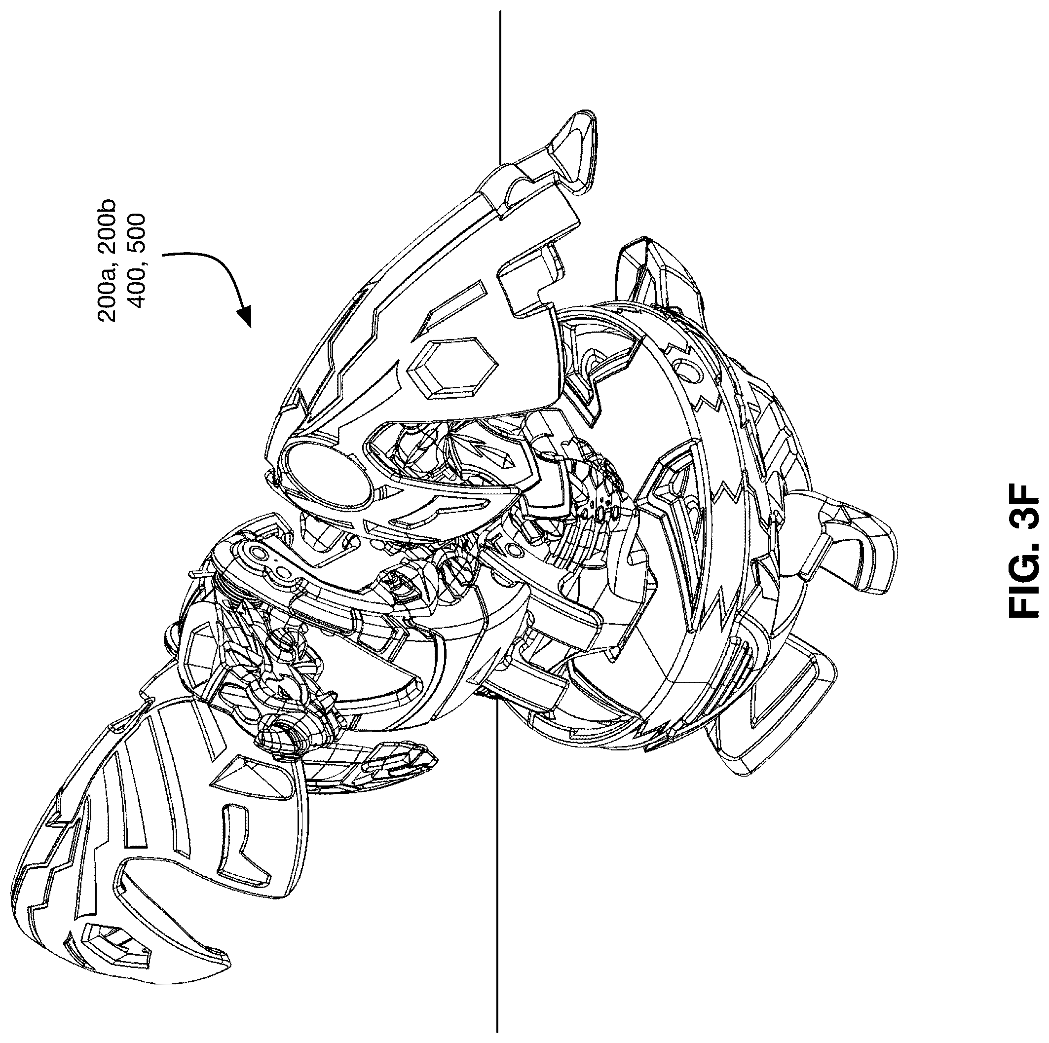 Patent US12576341 Figure 20 – Transformable toy
