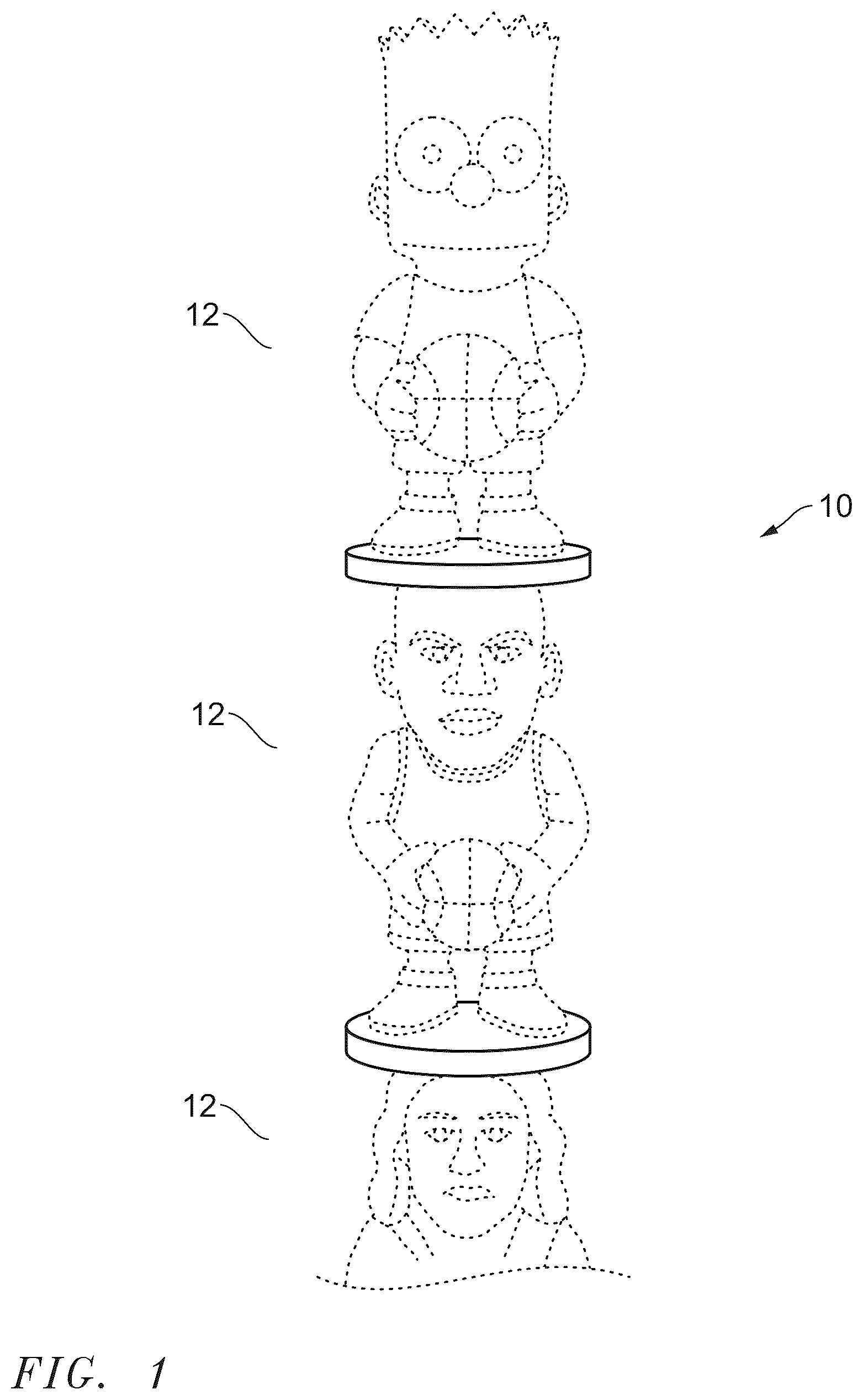 Patent US12576342 — Tabletop totem — Figure 1