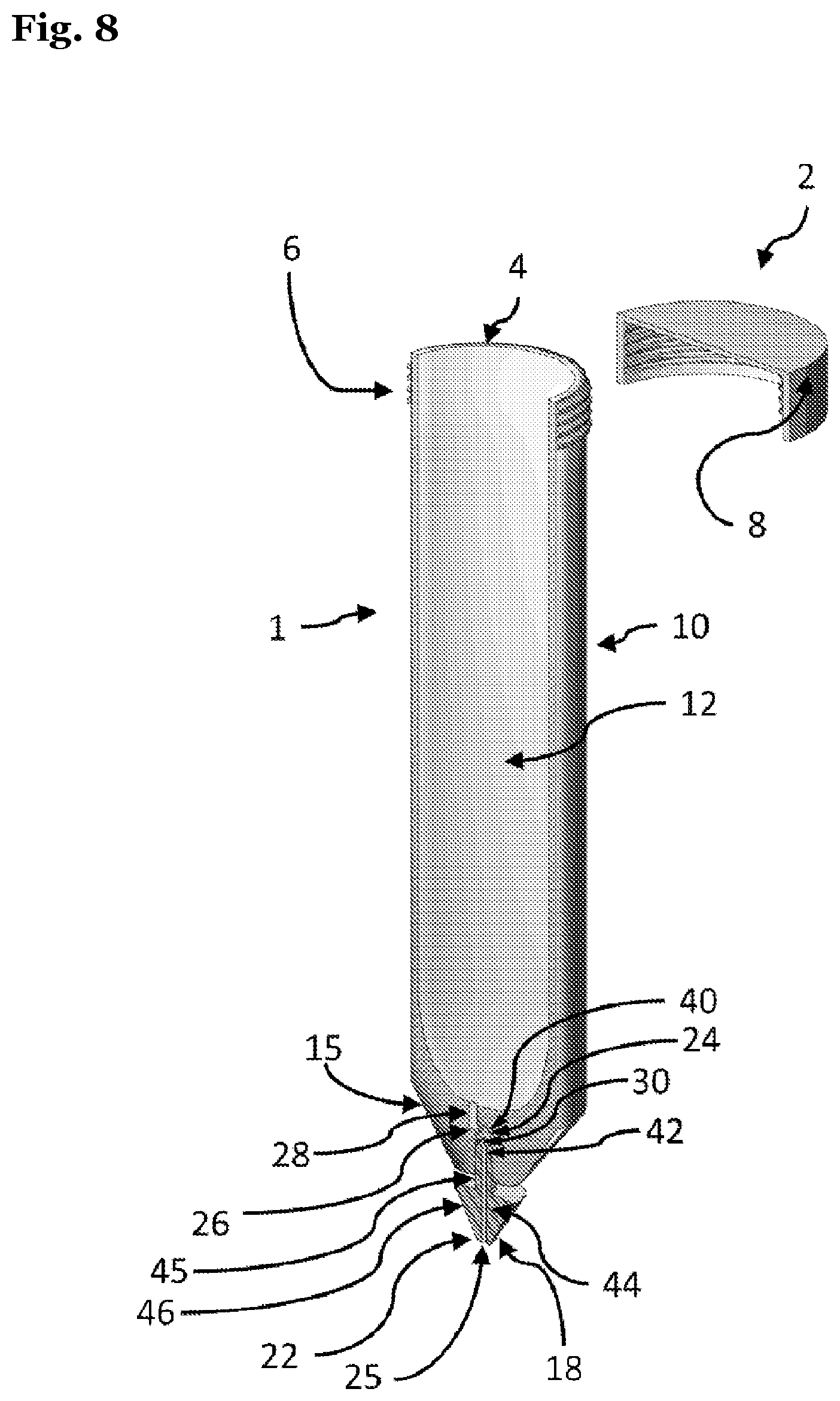 Patent US12576346 Figure 8 – Phase separating tube