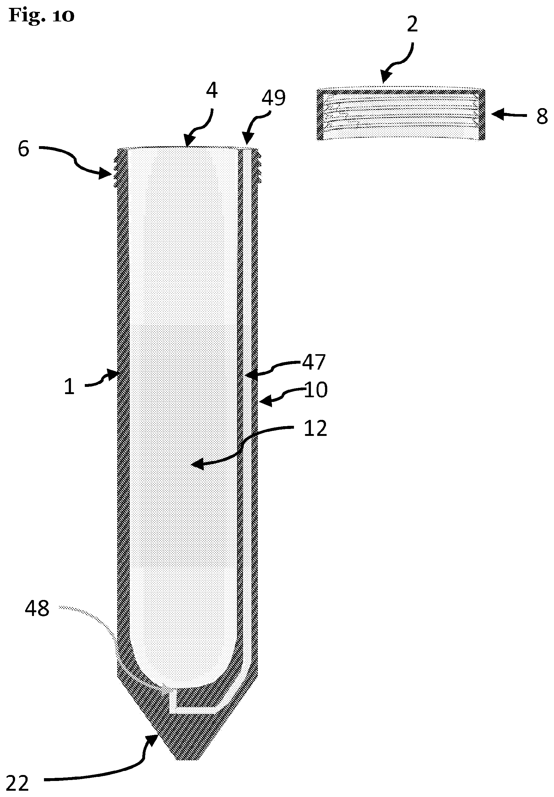 Patent US12576346 Figure 10 – Phase separating tube