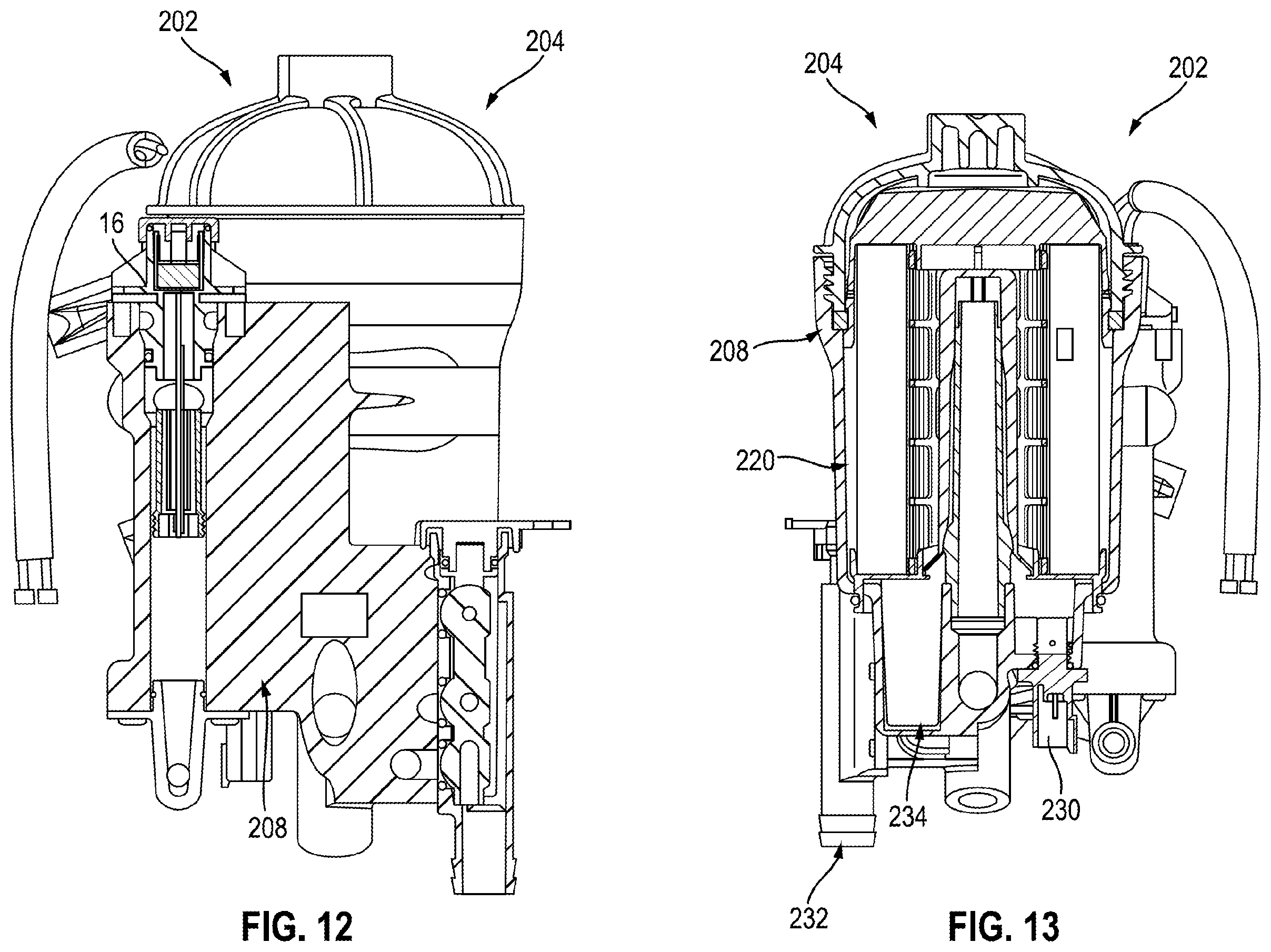 Patent US12576348 Figure 8 – Advanced fuel filtration system with interlocking cartridge seal design