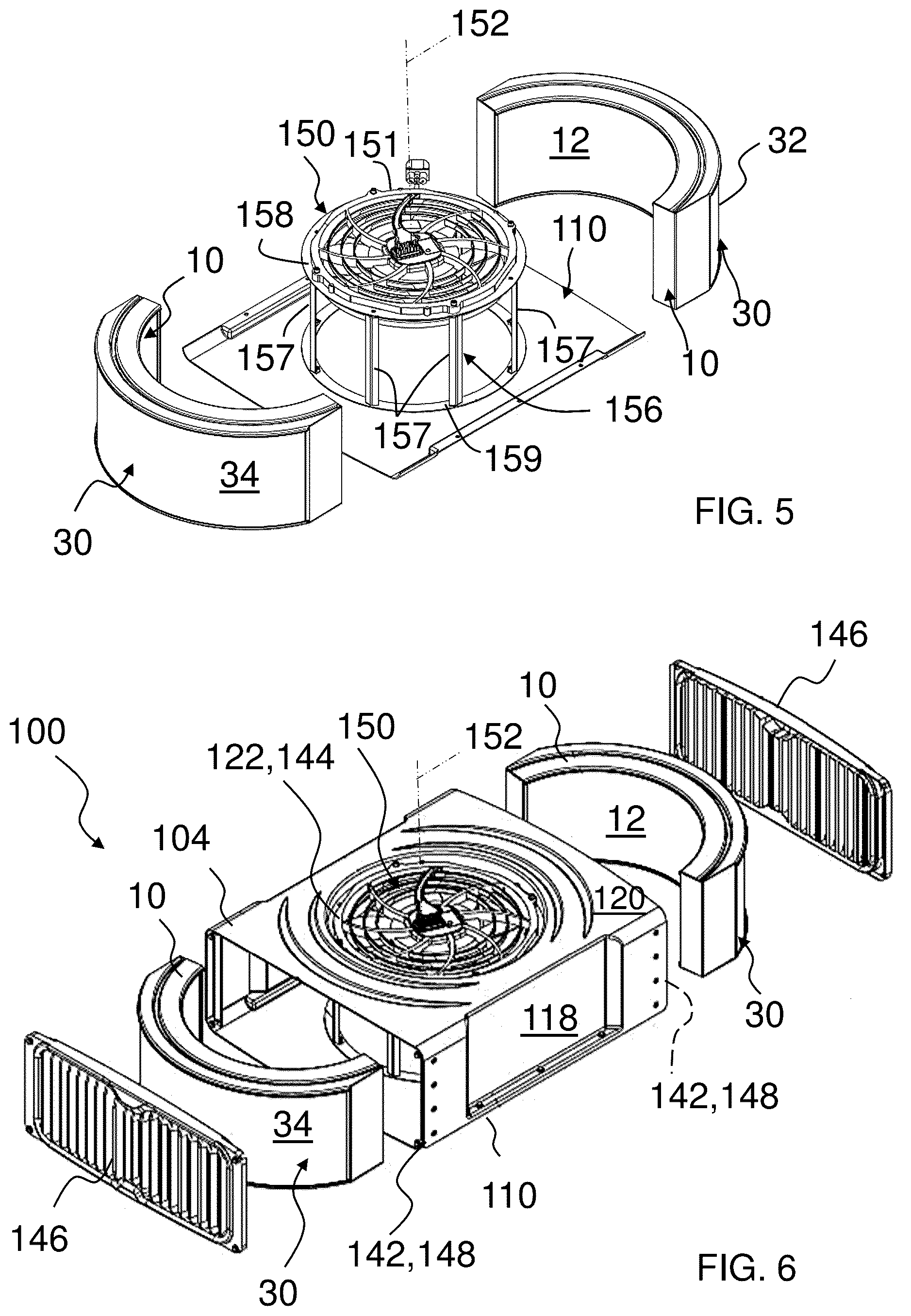 Patent US12576355 Figure 3 – Outdoor air purifier including at least one filter element