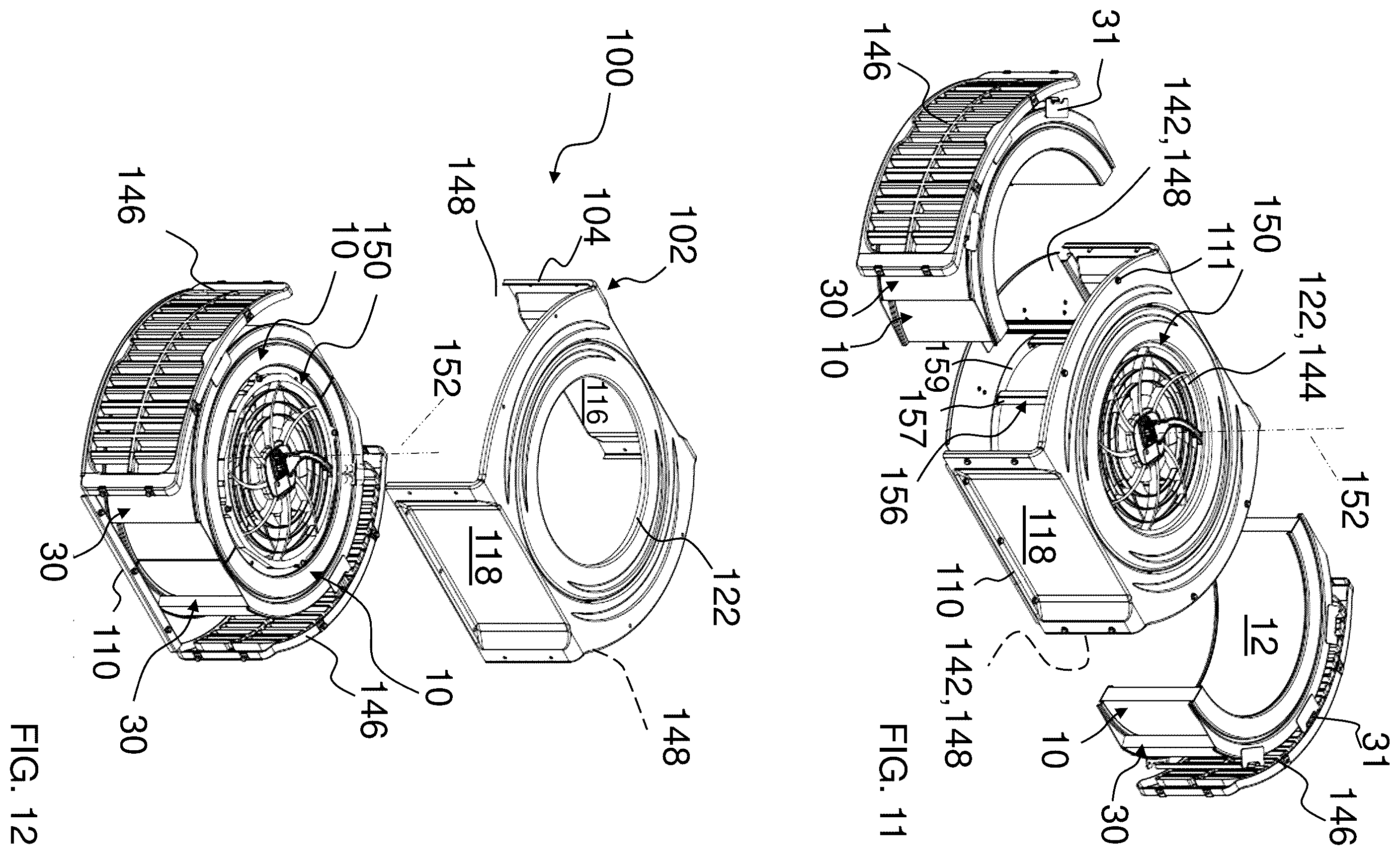 Patent US12576355 Figure 6 – Outdoor air purifier including at least one filter element
